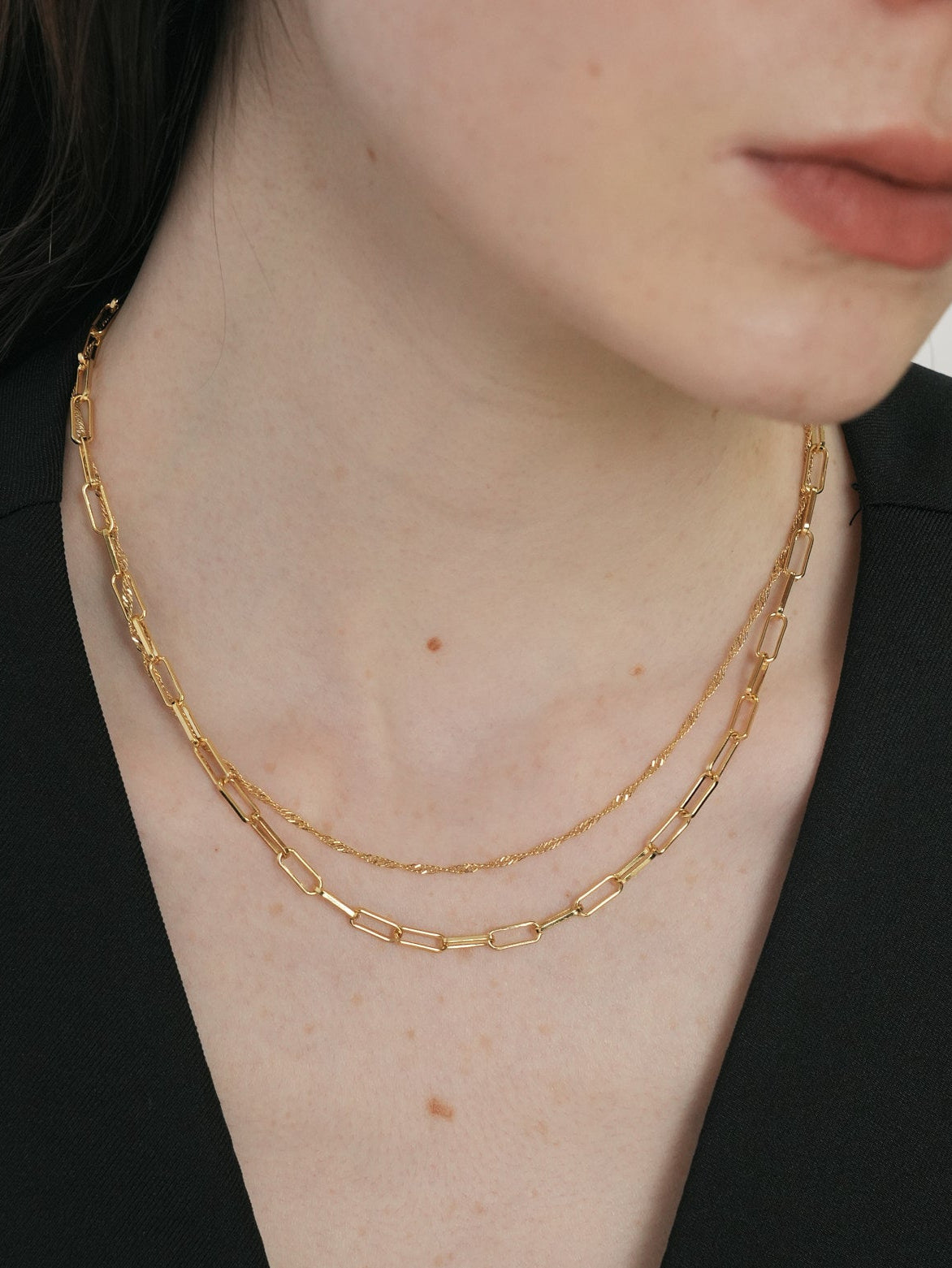 twins sparkle necklace