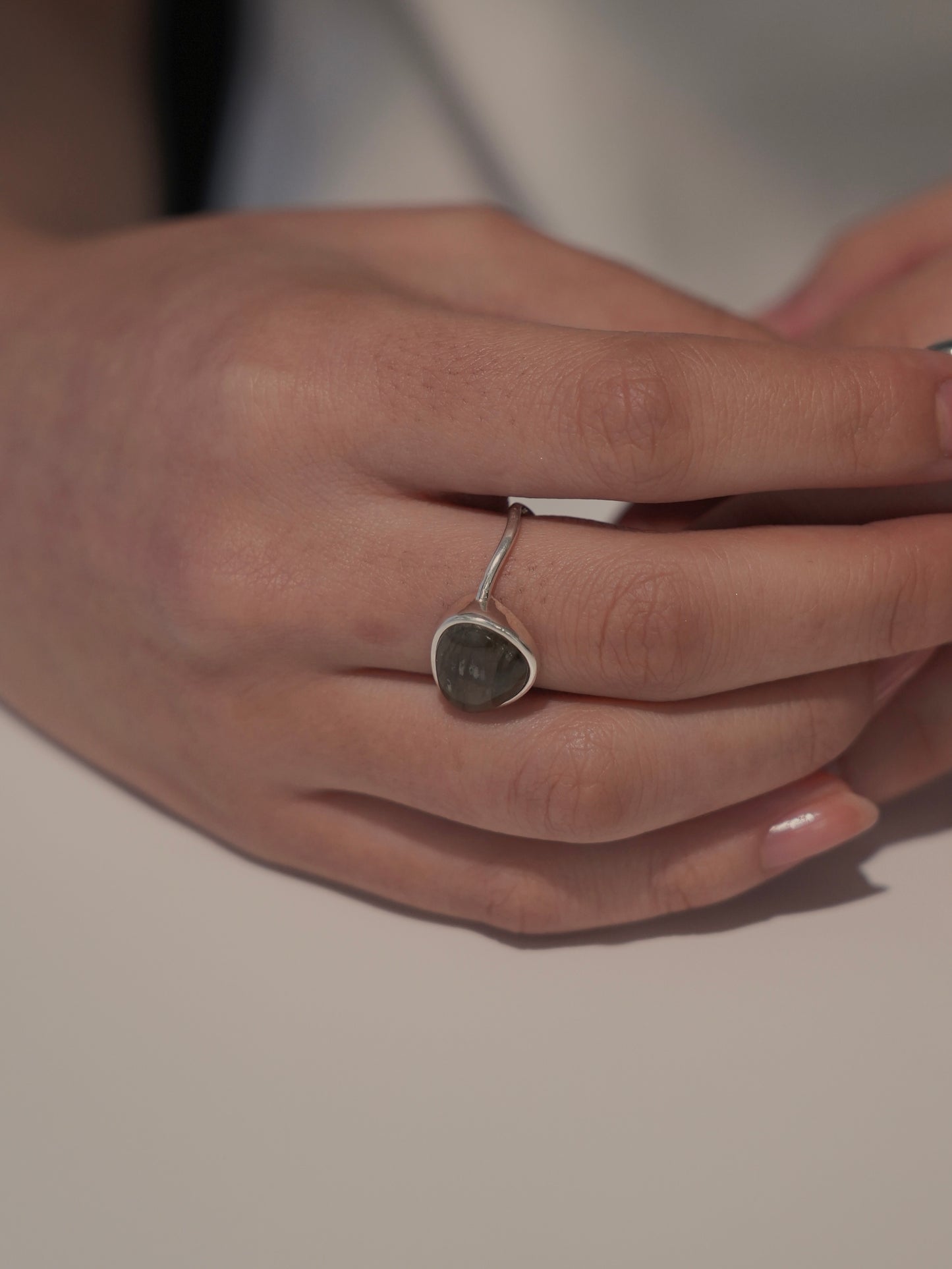 ellipse ring(rocher lunaire) / s925