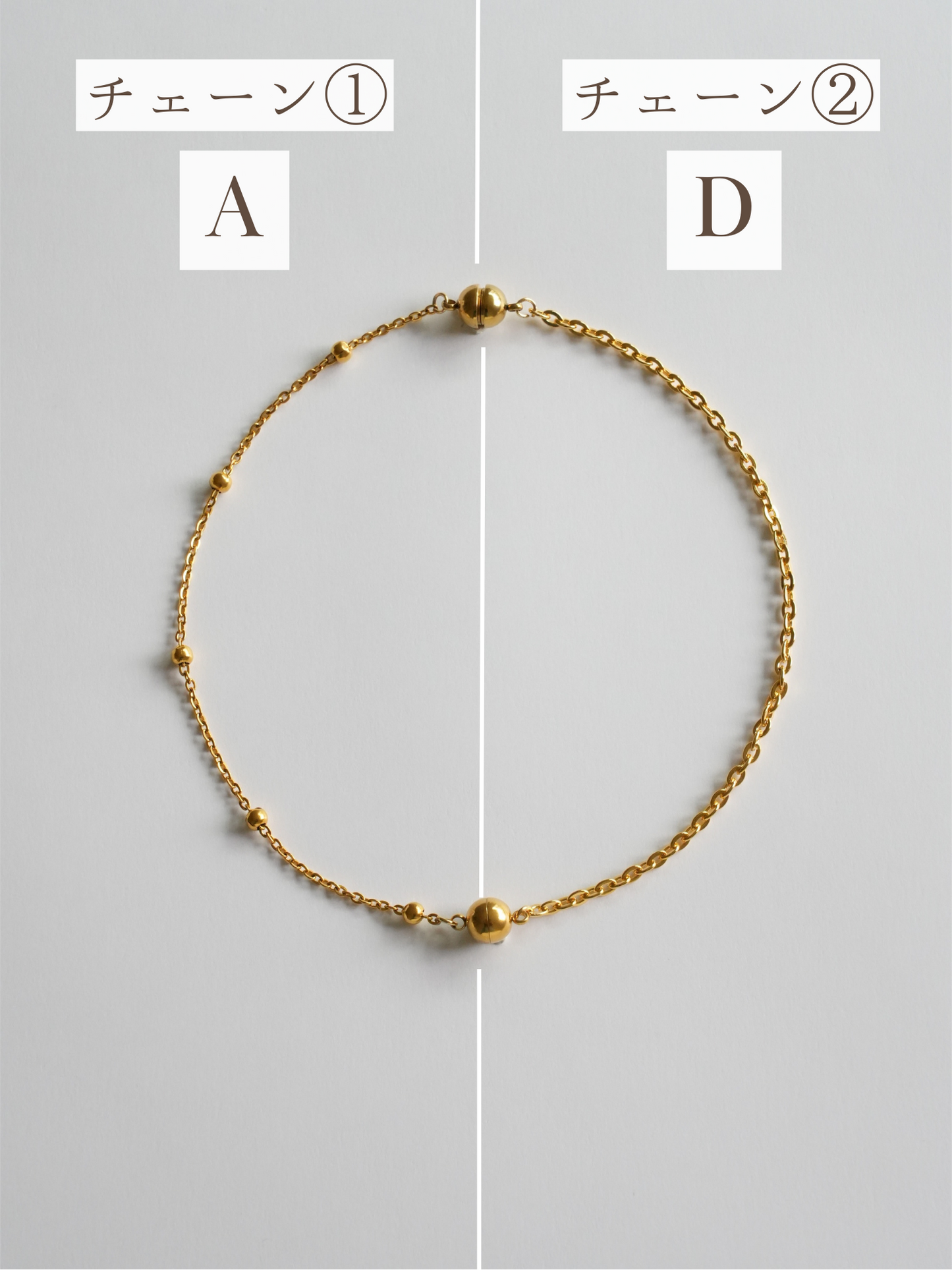 2way choice necklace / 316L(金属アレルギー対応)