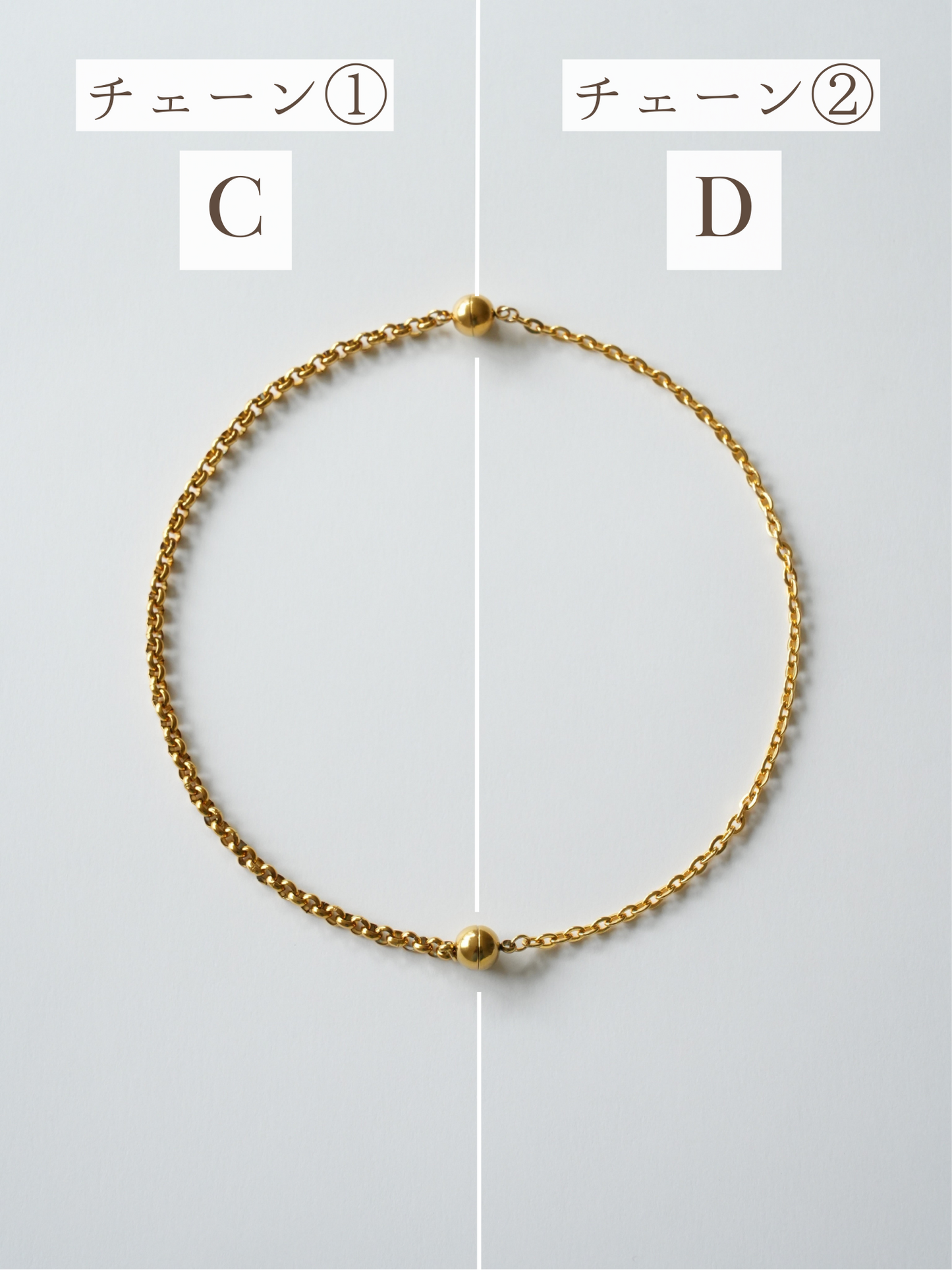 2way choice necklace / 316L(金属アレルギー対応)