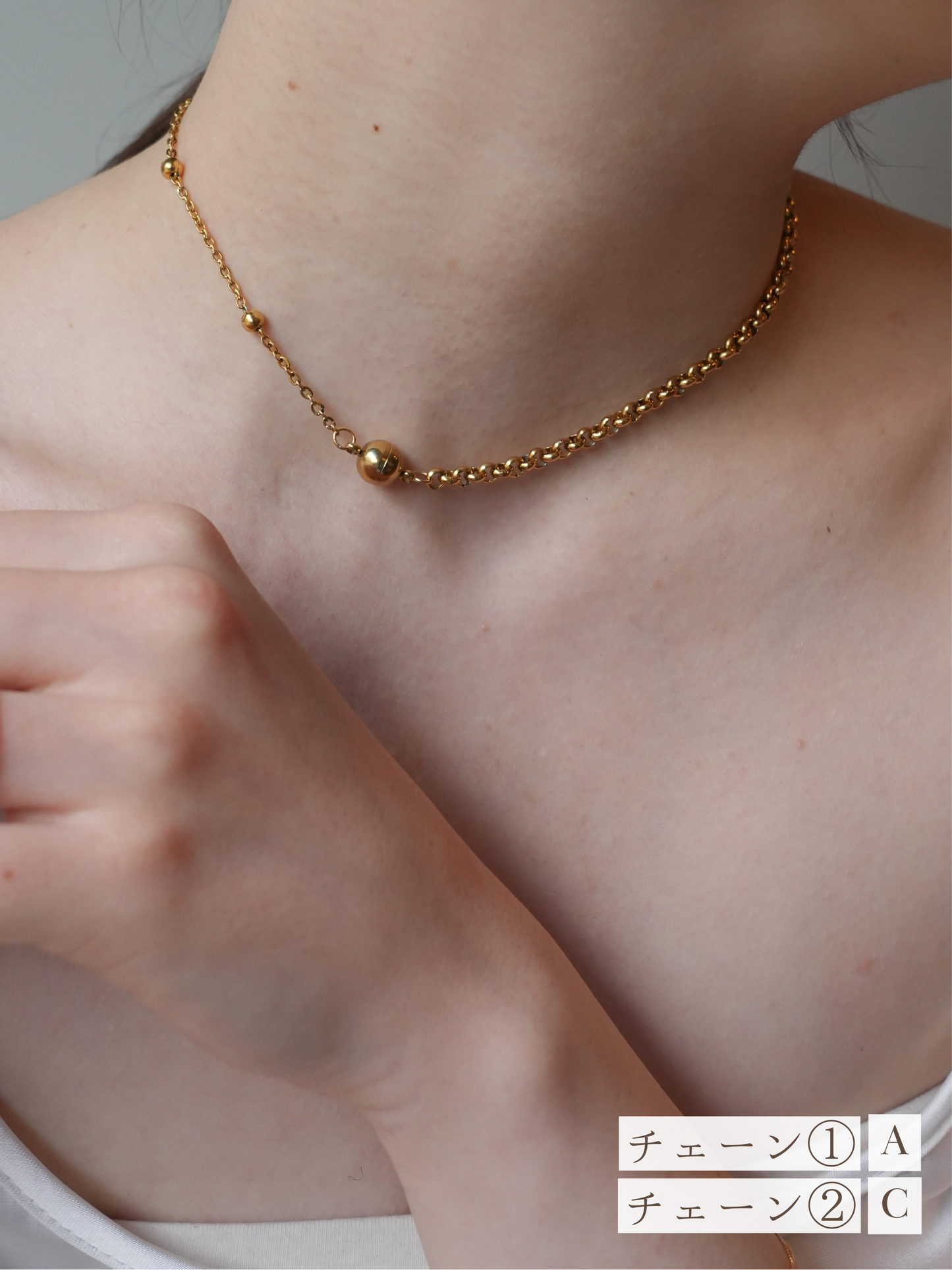 2way choice necklace / 316L(金属アレルギー対応)