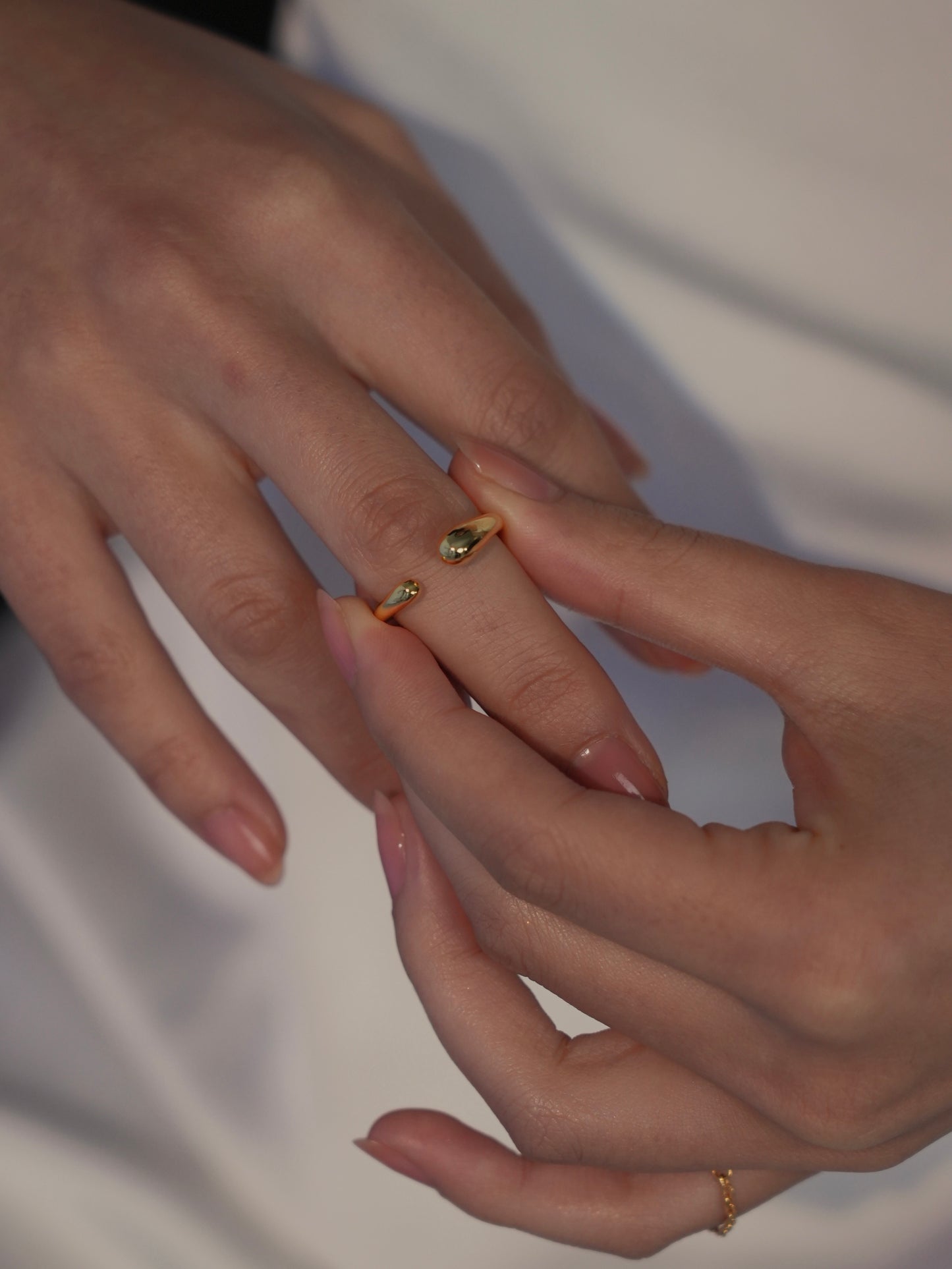 asymmetric ring / s925