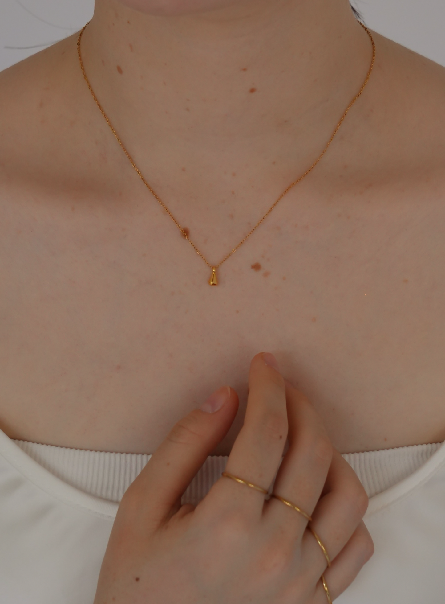 raindrops necklace / 316L(金属アレルギー対応)