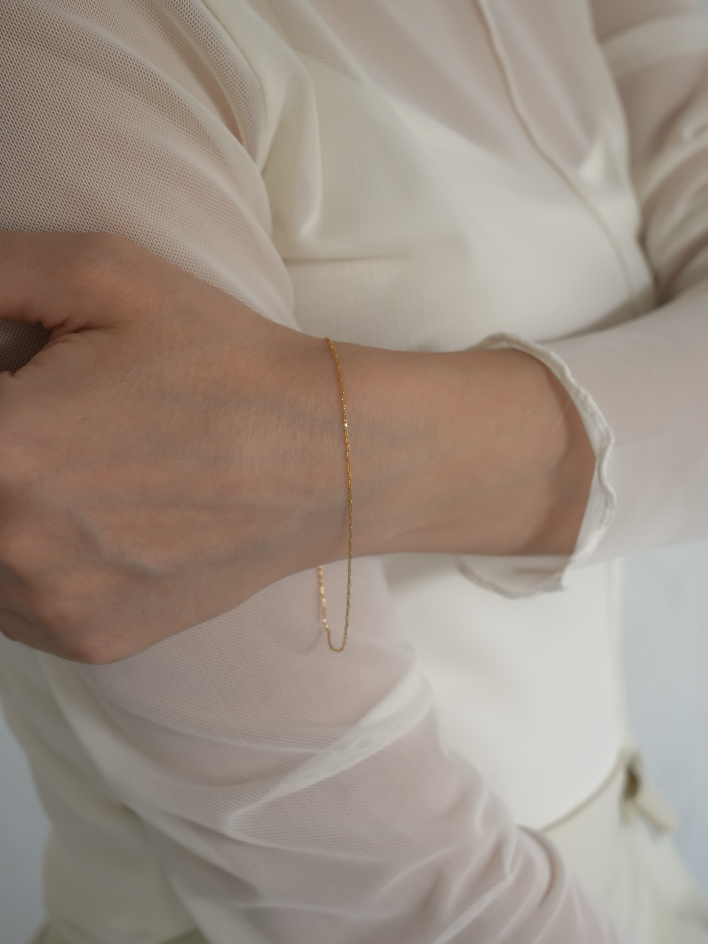 pas chain bracelet / (金属アレルギー対応)