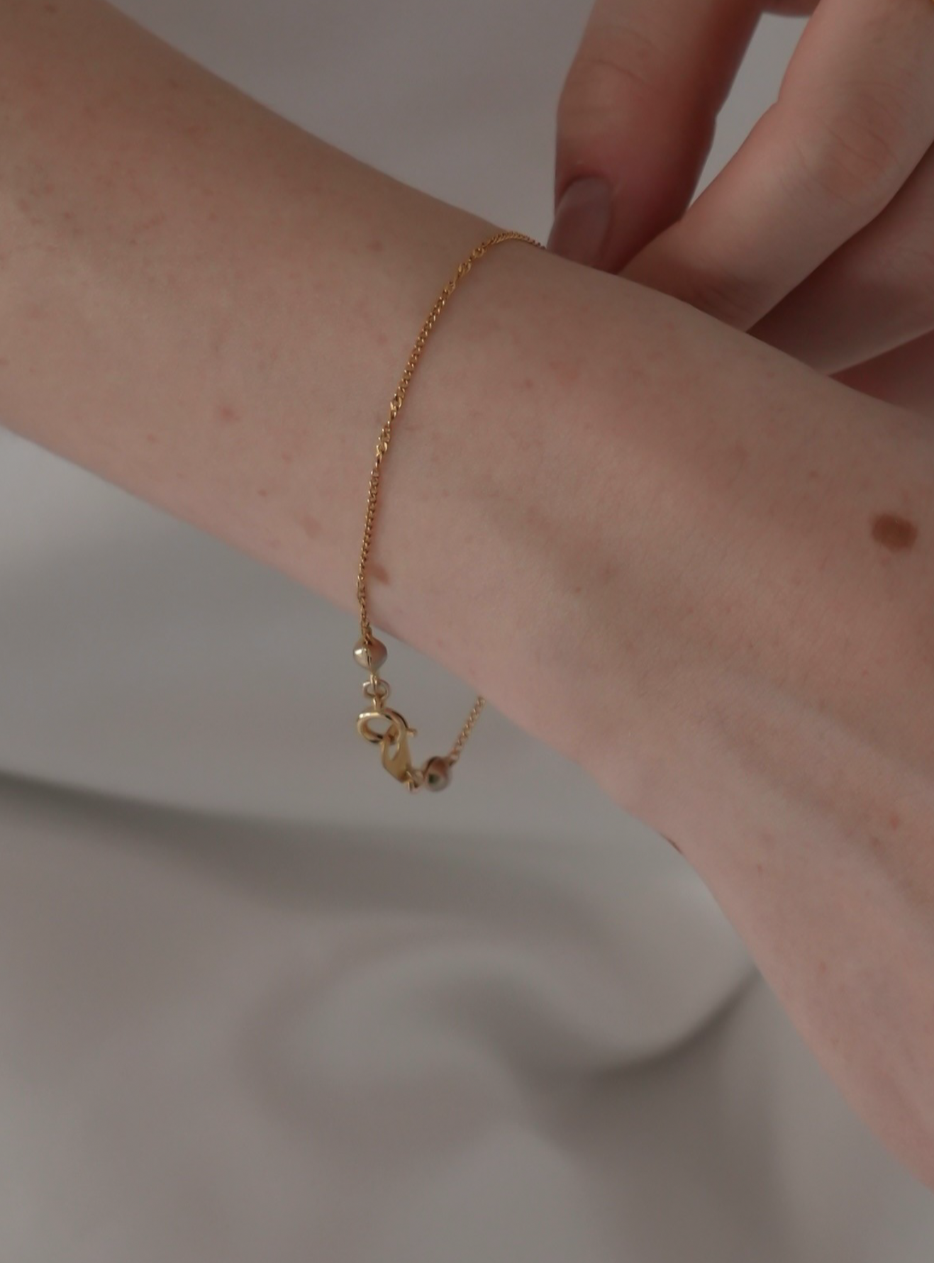 mousse chain bracelet / 316L(金属アレルギー対応)