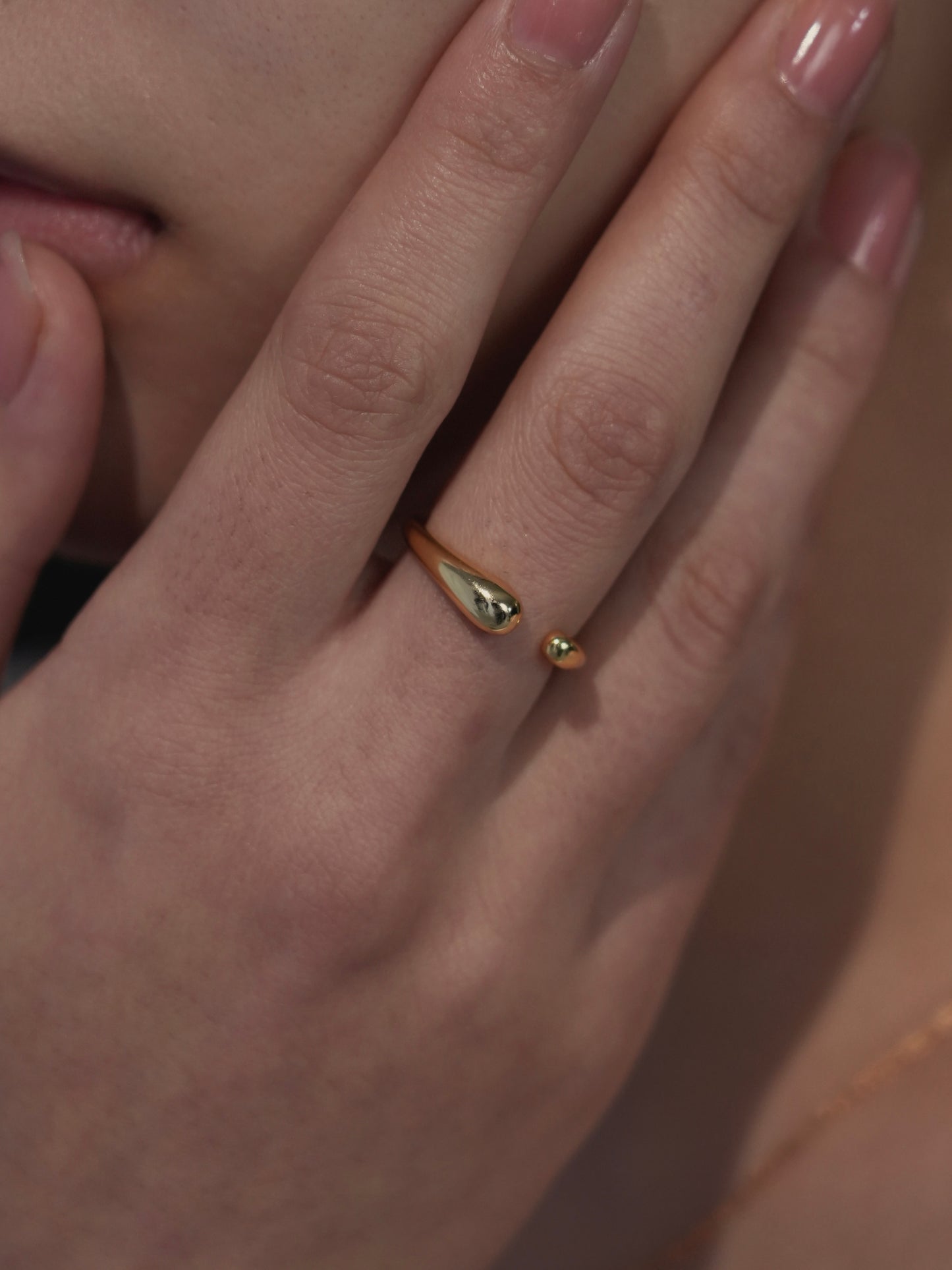 asymmetric ring / s925