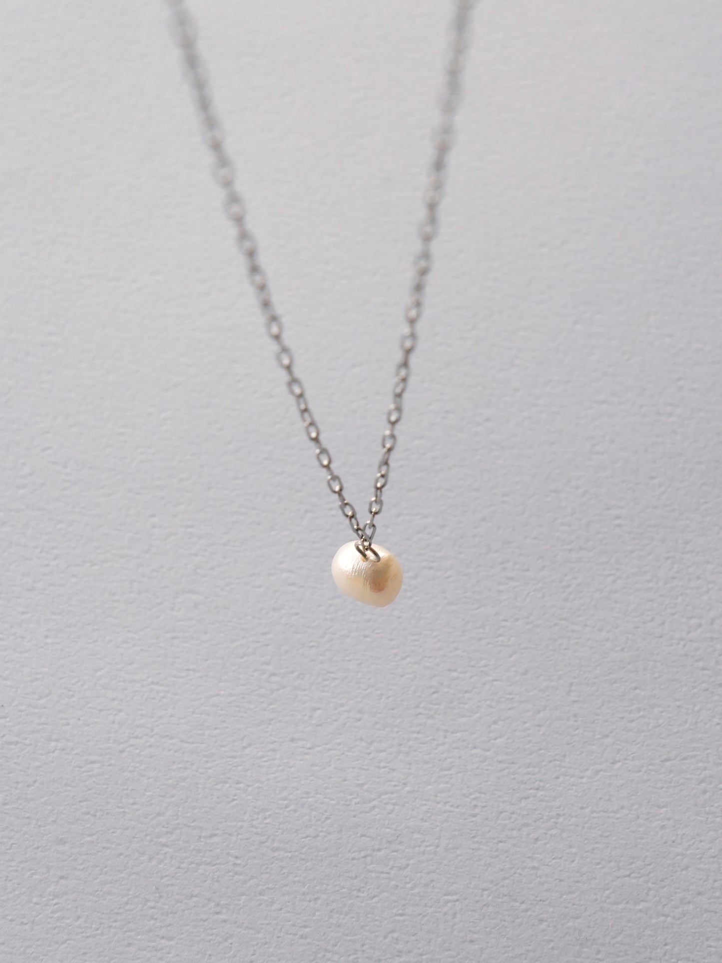 pearl ritys necklace / (金属アレルギー対応)
