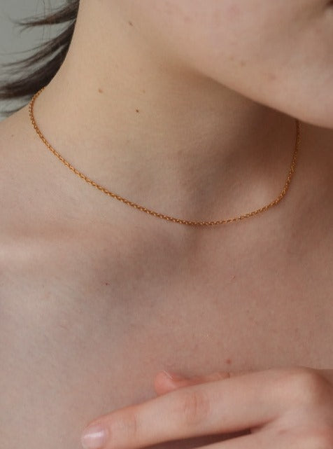bumy necklace / 14kgf