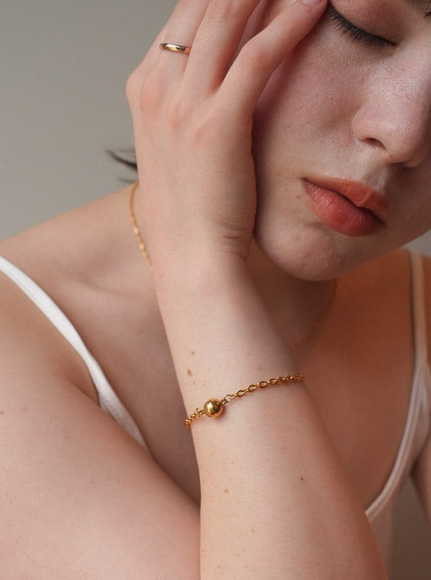 aimant modere chain bracelet / 316L(金属アレルギー対応)