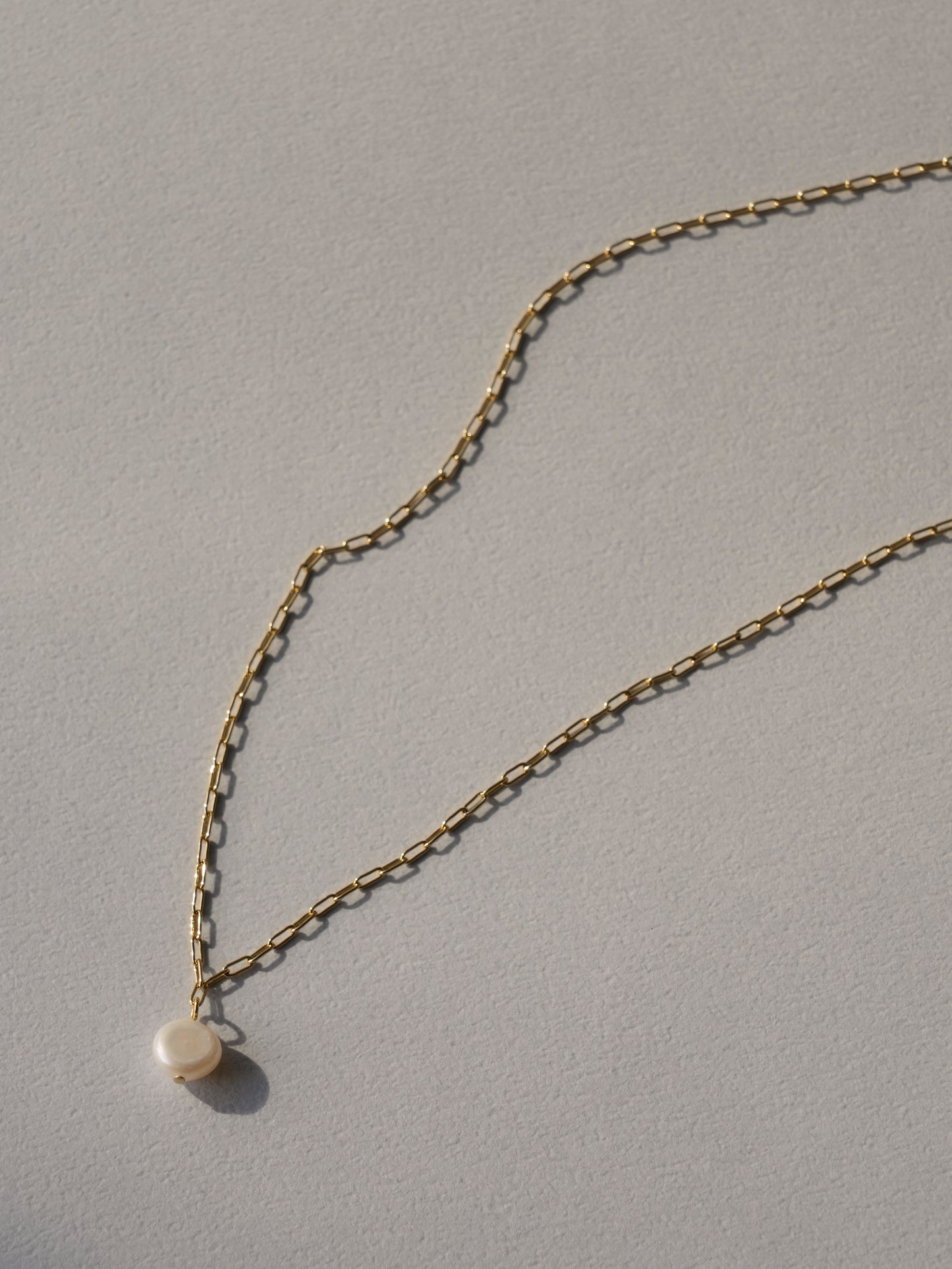 pearl ritys necklace / (金属アレルギー対応)