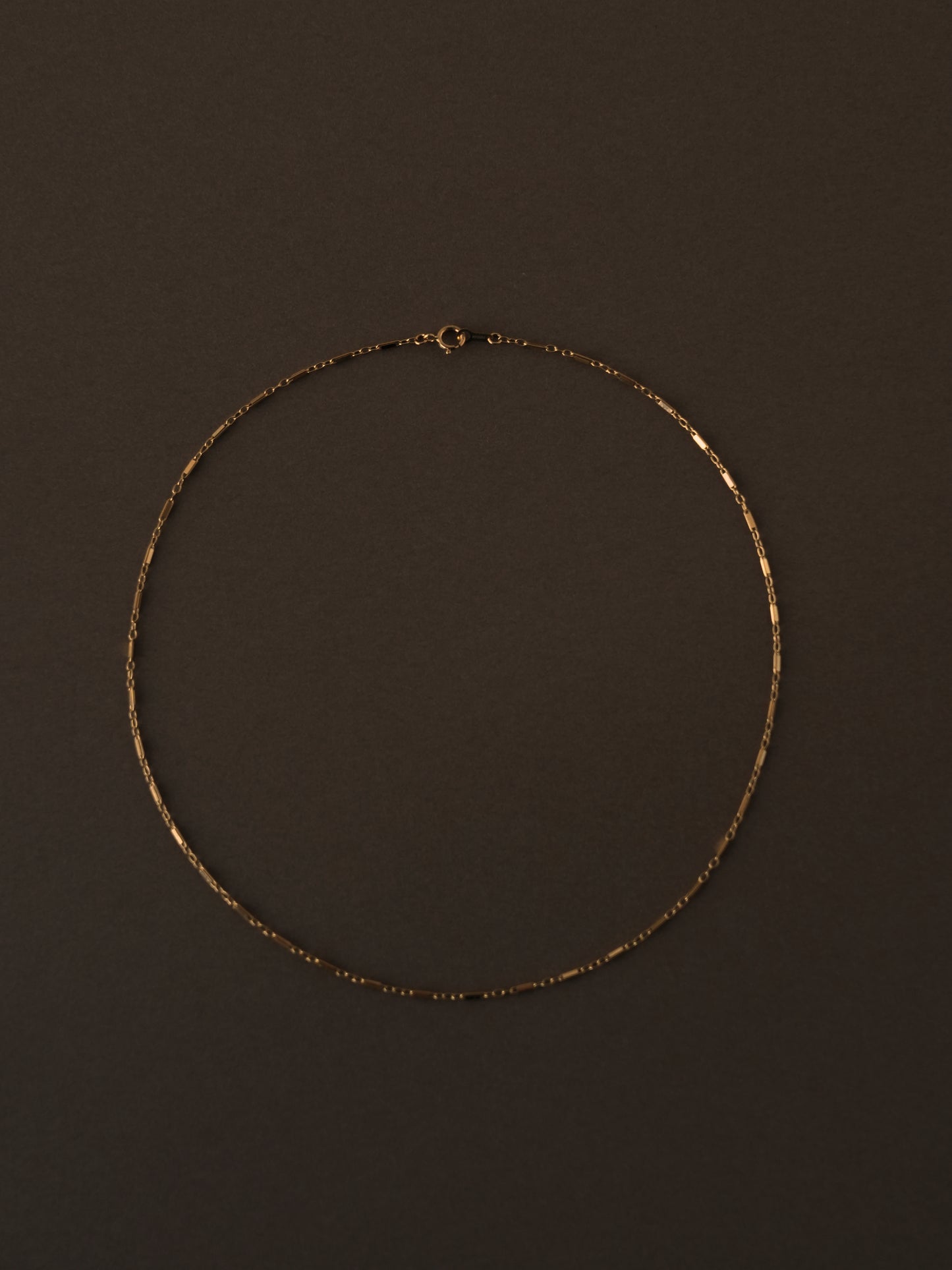 plano necklace / 14kgf