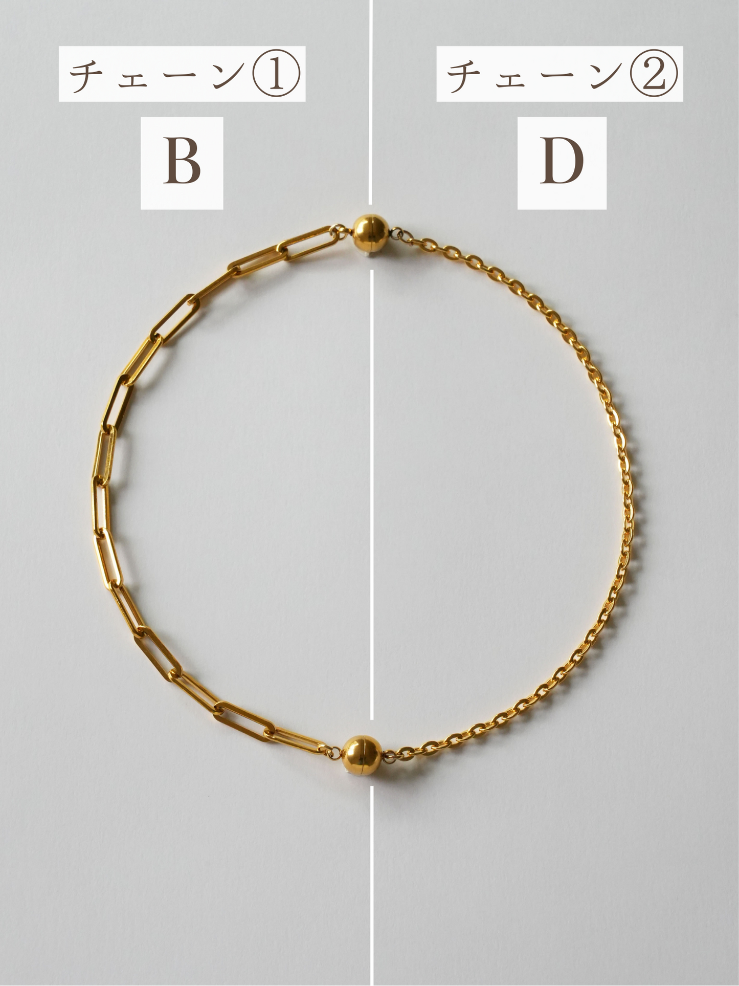 2way choice necklace / 316L(金属アレルギー対応)