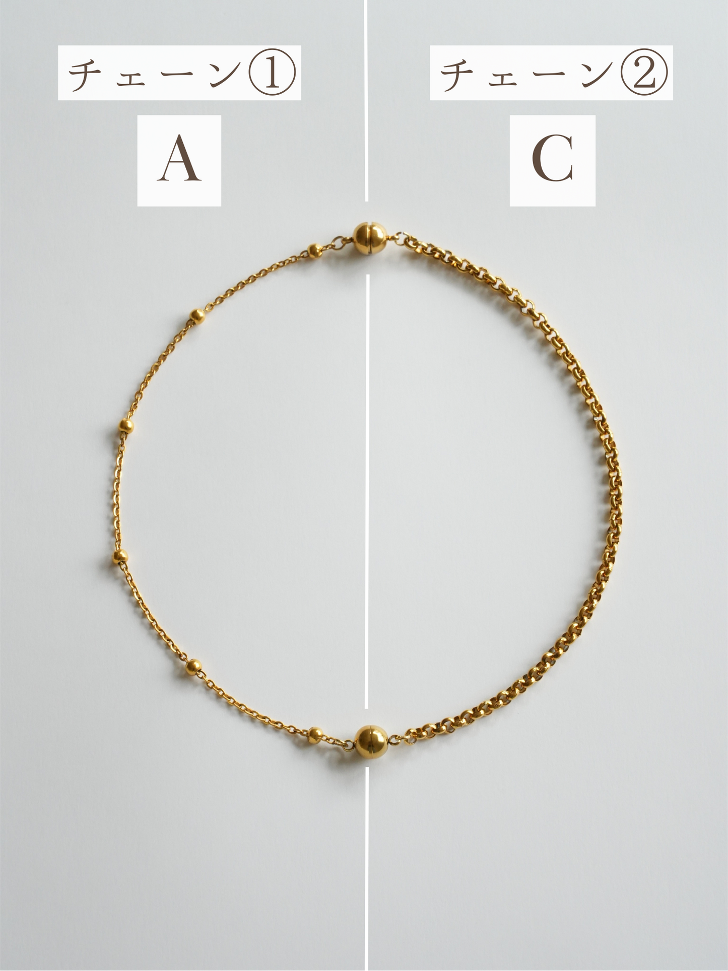 2way choice necklace / 316L(金属アレルギー対応)