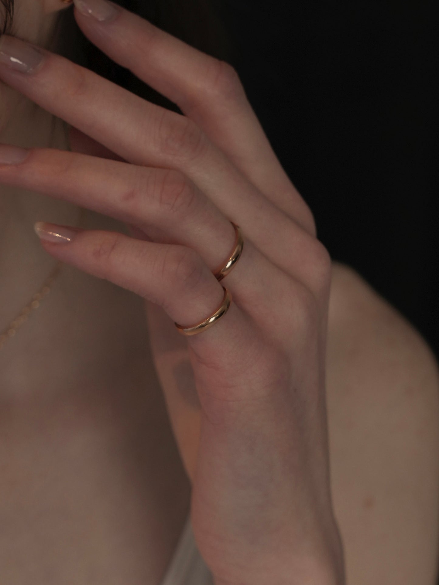 【限定カラー】surgical ring / pink gold / 316L(金属アレルギー対応)