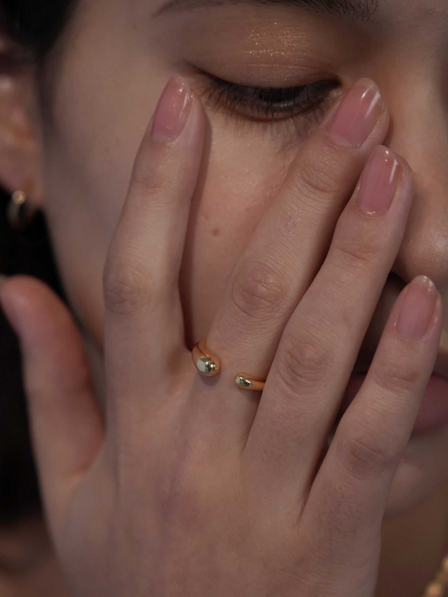 asymmetric ring / s925