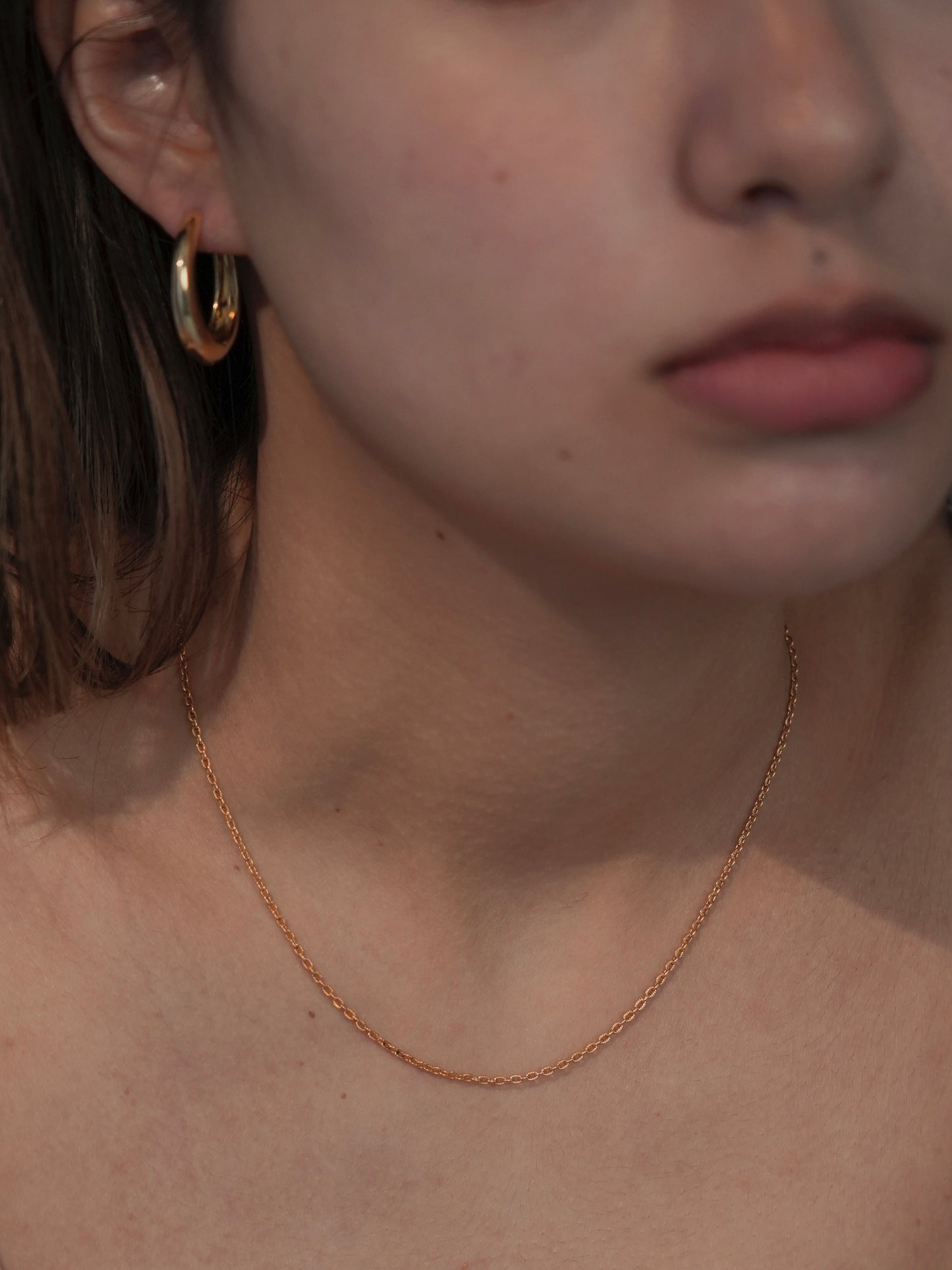 bumy necklace / 14kgf