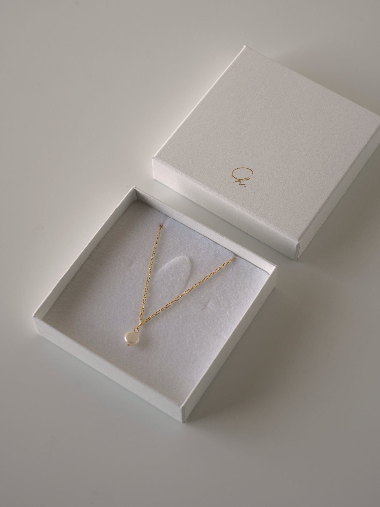 pearl ritys necklace / (金属アレルギー対応)