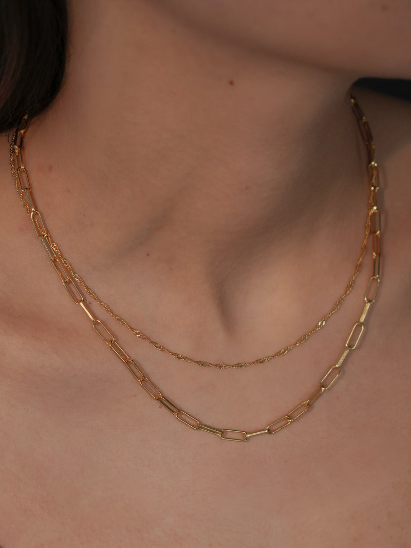 twins sparkle necklace