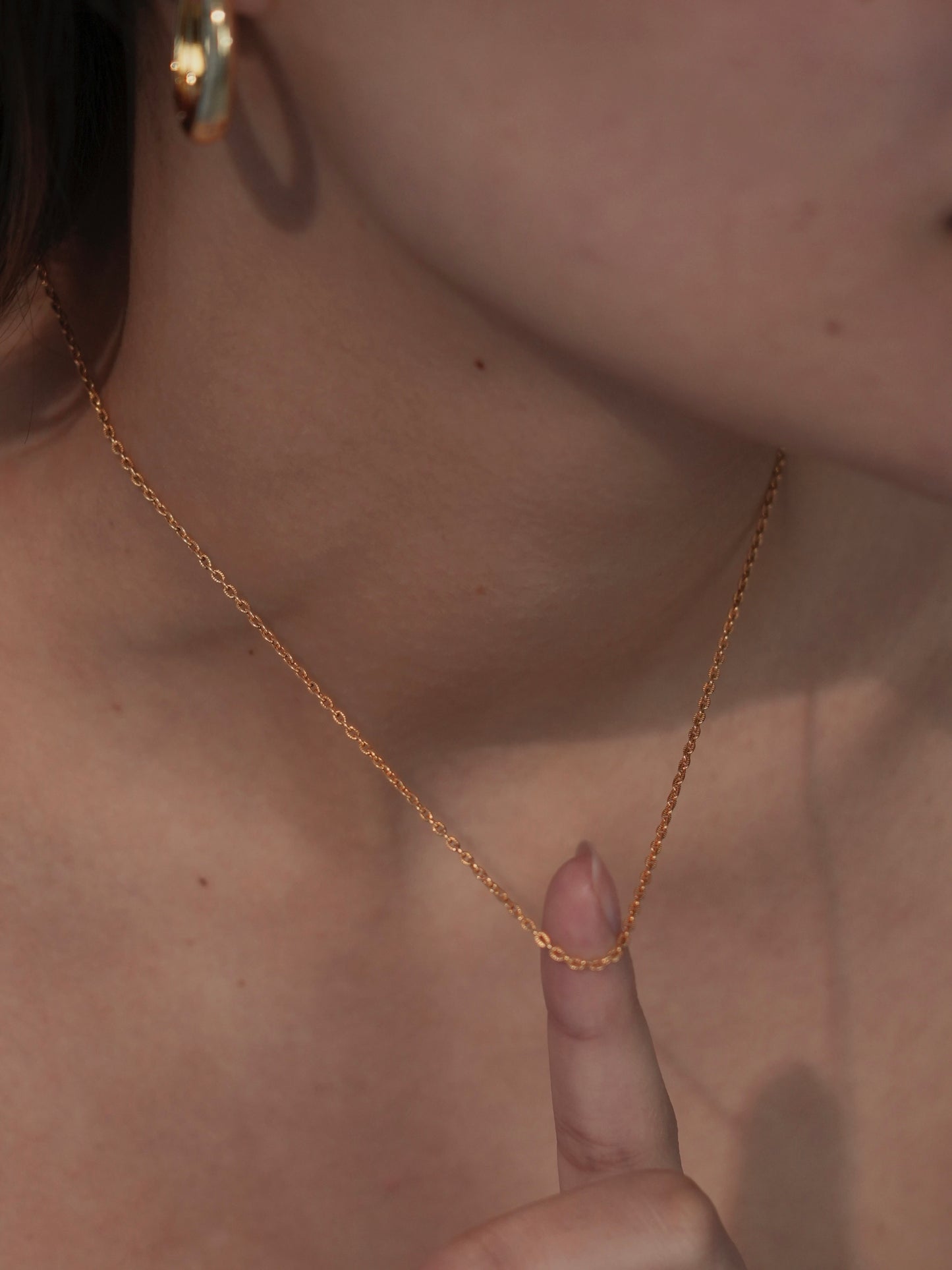 bumy necklace / 14kgf
