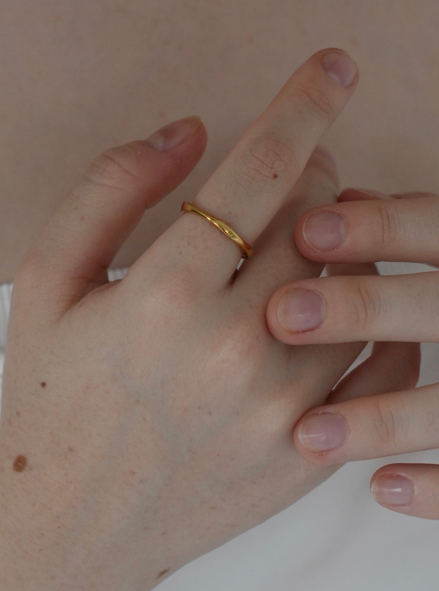 wave ring / 316L(金属アレルギー対応)