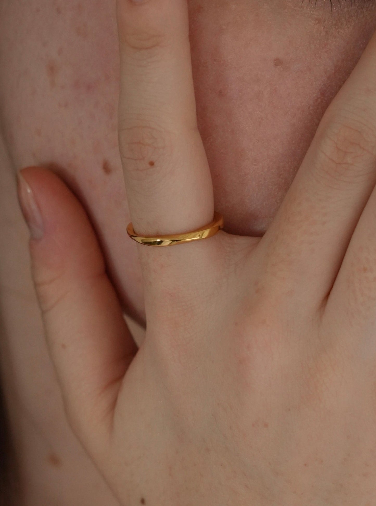 wave ring / 316L(金属アレルギー対応)