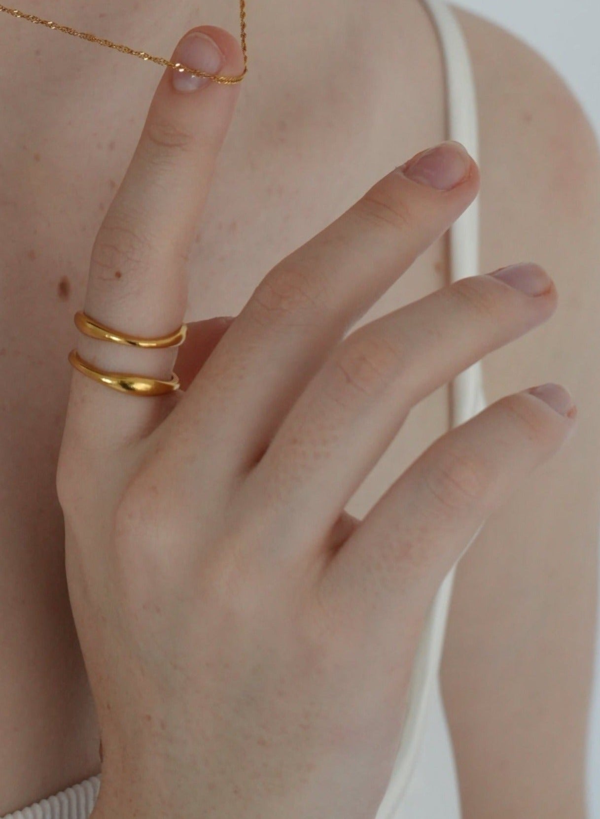 double line ring / 316L(金属アレルギー対応)