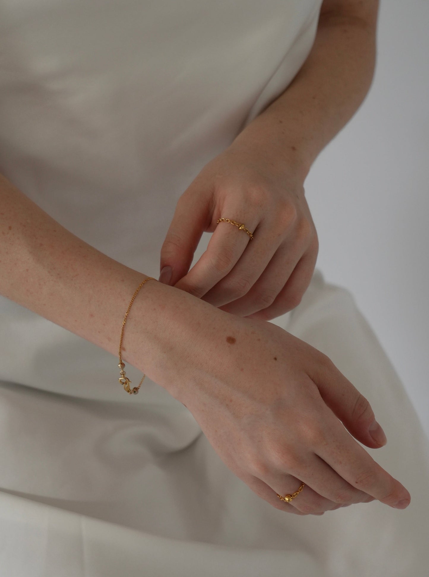 mousse chain bracelet / 316L(金属アレルギー対応)
