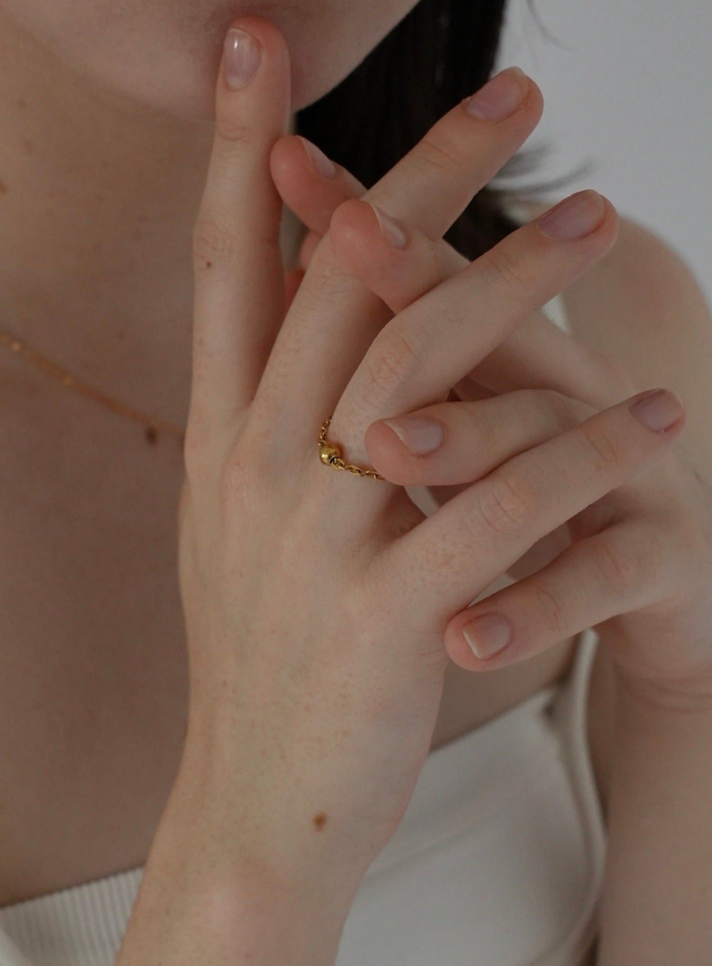 cloche chain ring / 316L(金属アレルギー対応)