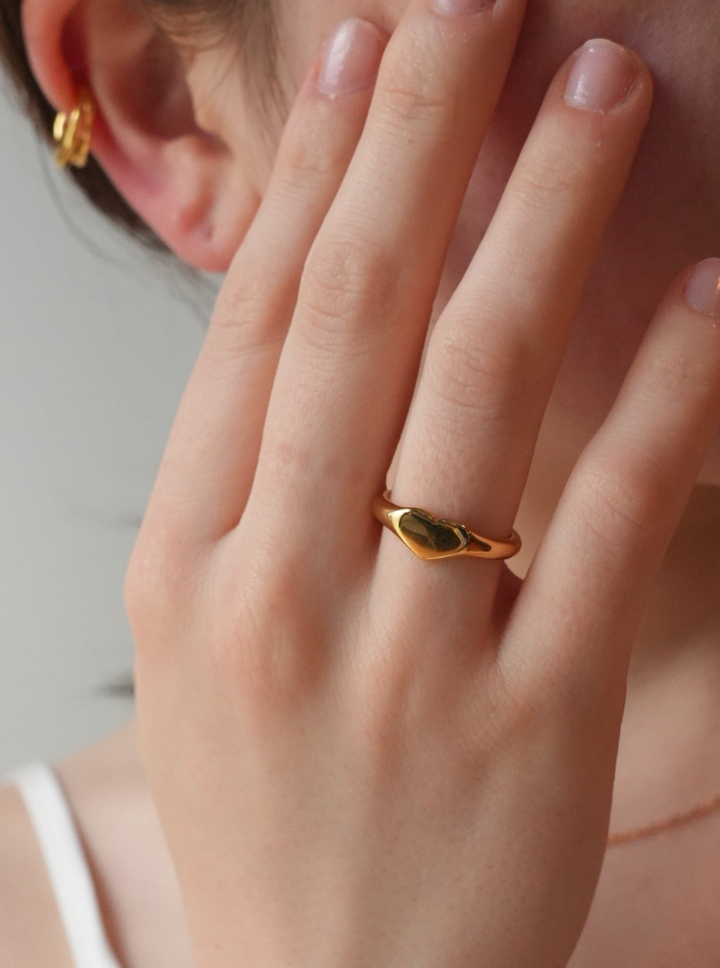 heart ring / 316L(金属アレルギー対応)