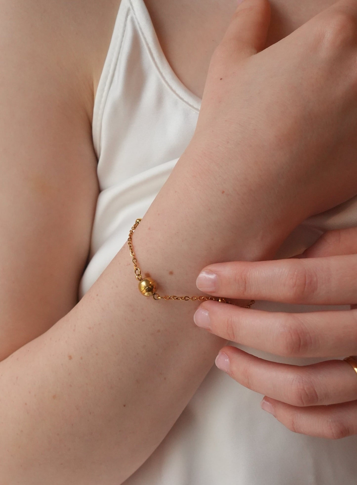 aimant bell chain bracelet / 316L(金属アレルギー対応)