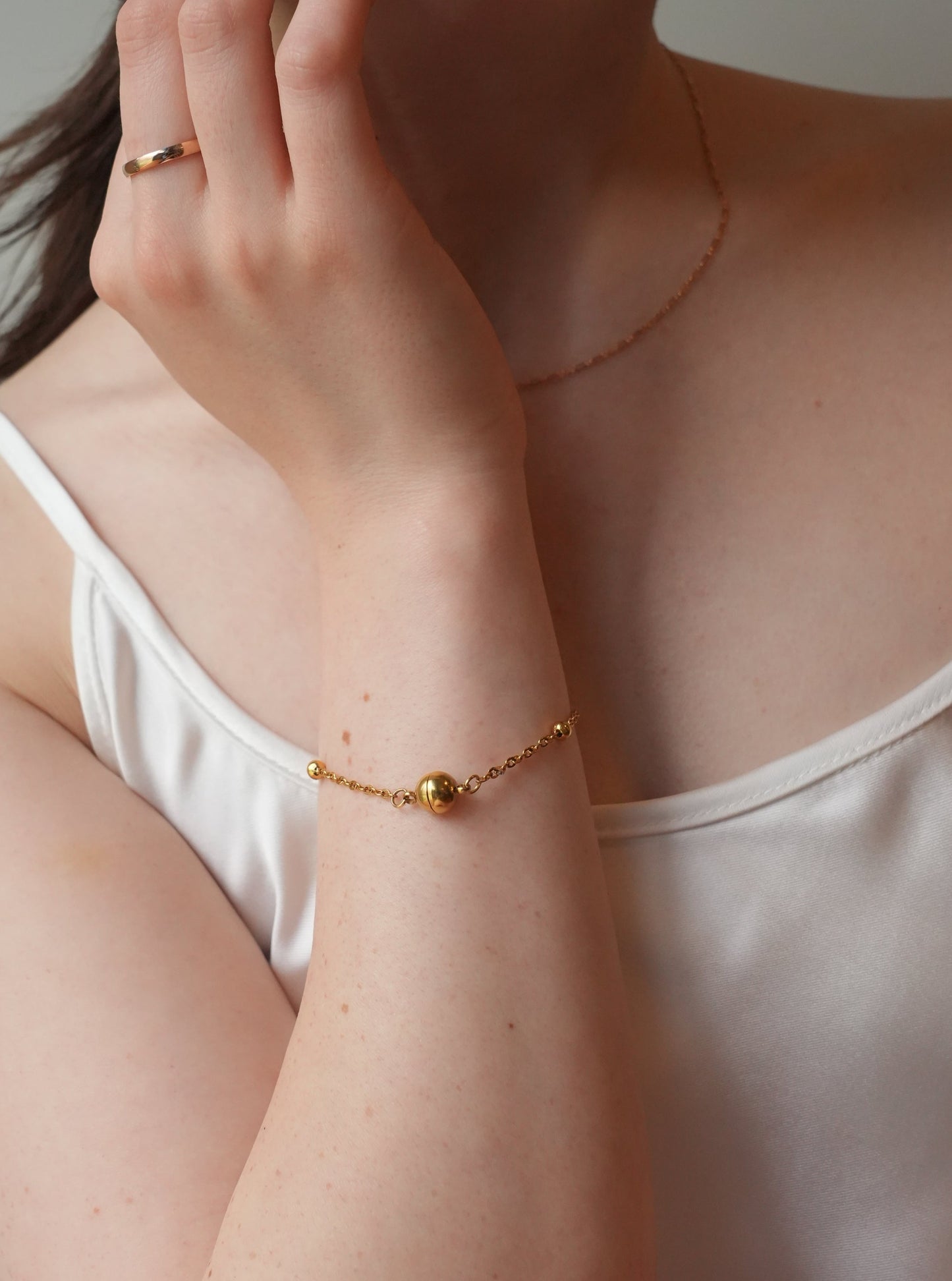 aimant bell chain bracelet / 316L(金属アレルギー対応)