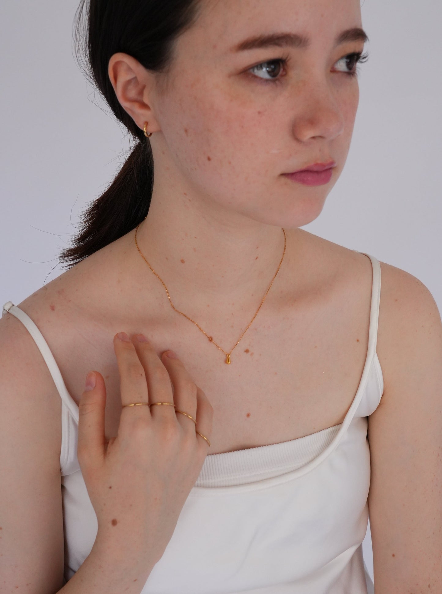 raindrops necklace / 316L(金属アレルギー対応)