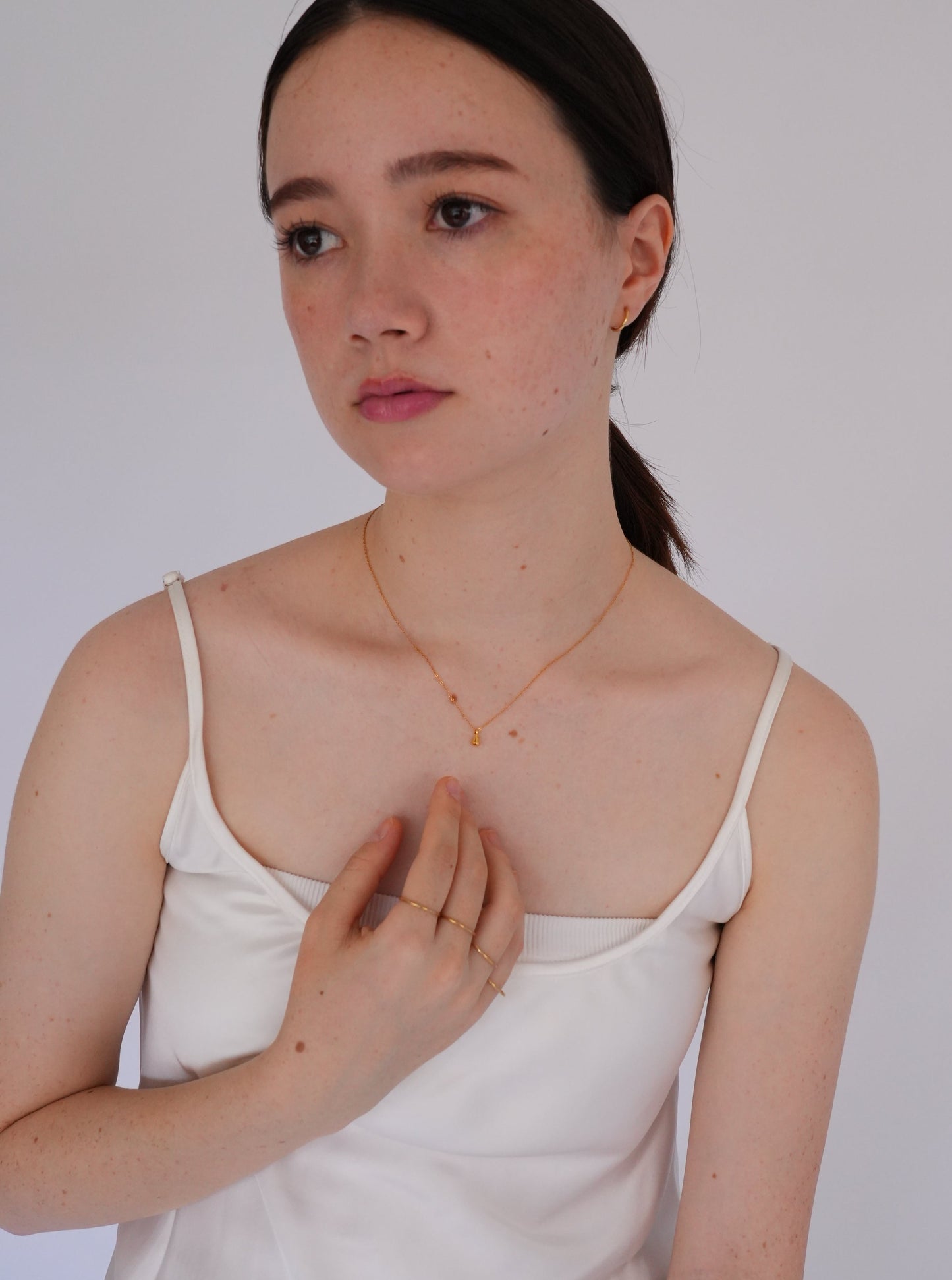 raindrops necklace / 316L(金属アレルギー対応)