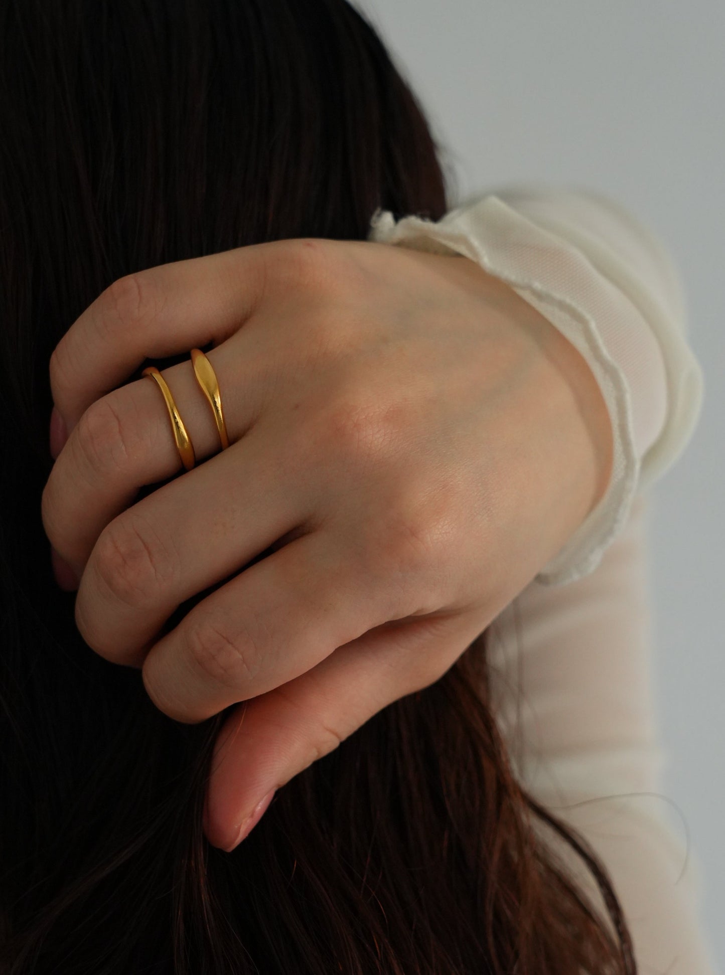 double line ring / 316L(金属アレルギー対応)