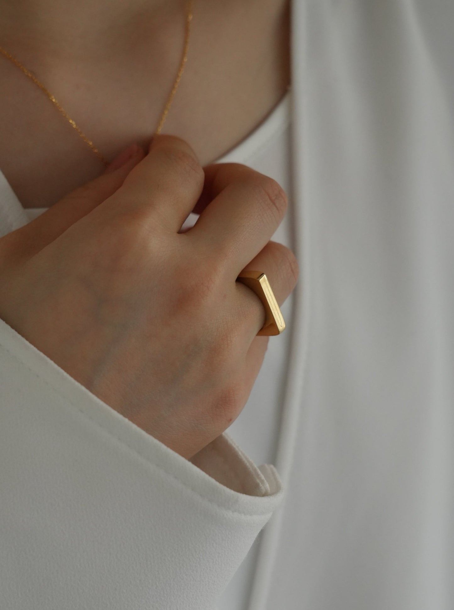 carre ring / 316L(金属アレルギー対応)