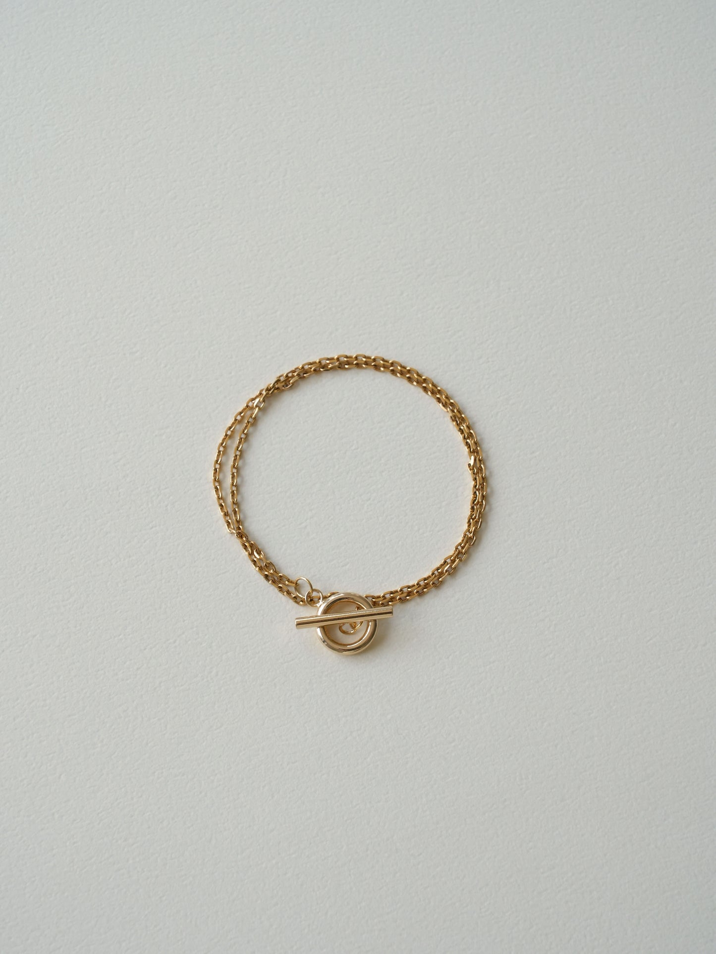 double chain bracelet / 316L(金属アレルギー対応)