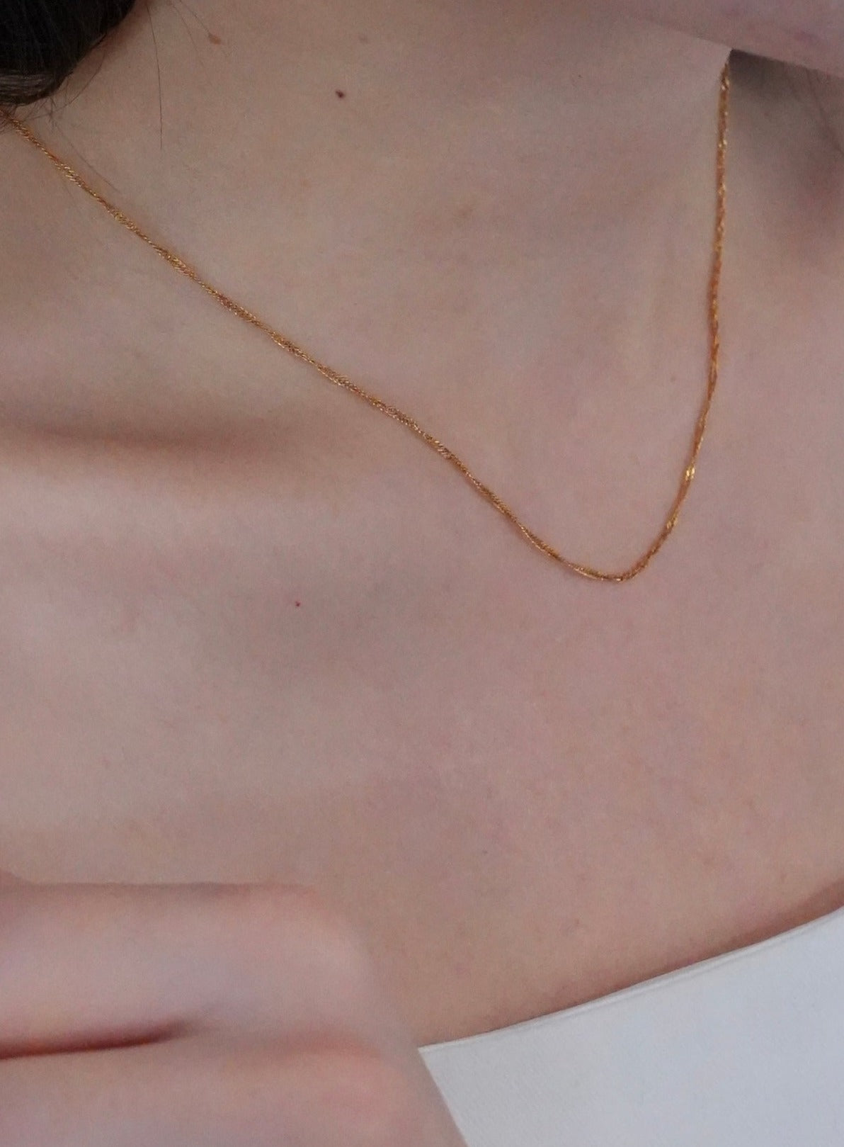 sparkle chain necklace
