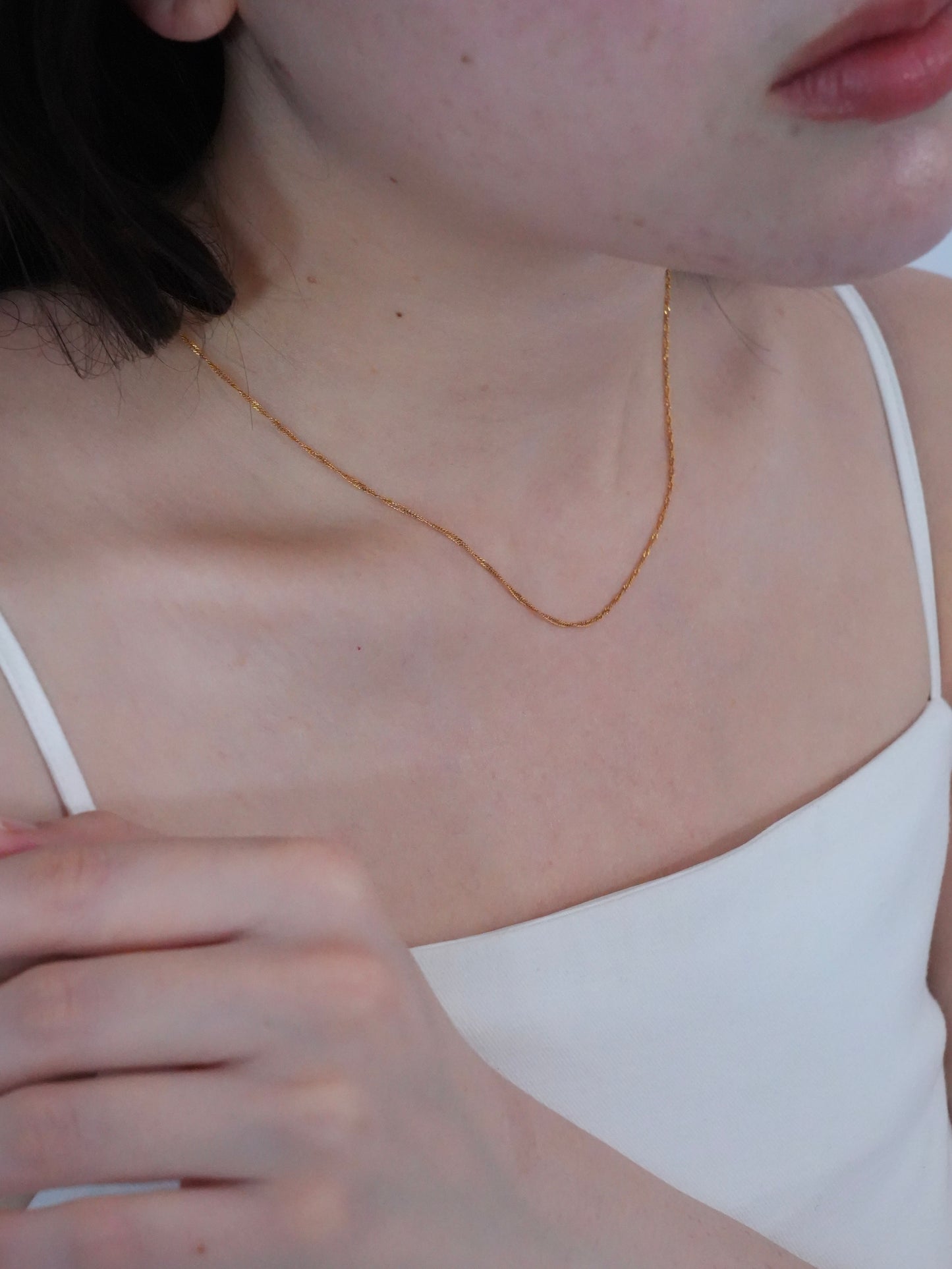 sparkle chain necklace