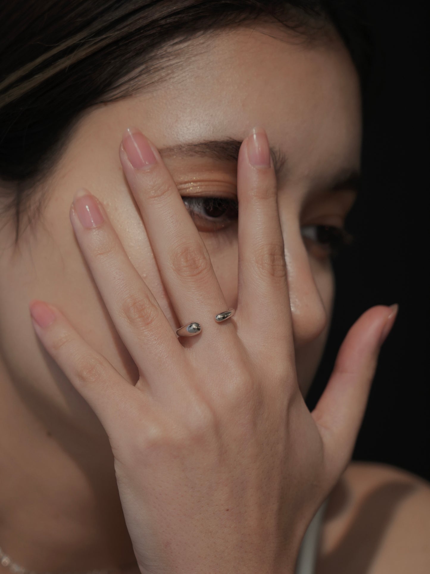 asymmetric ring / s925