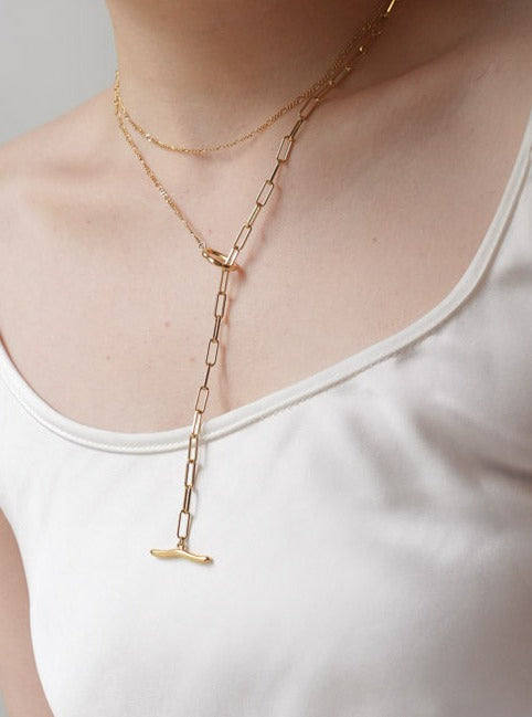 asymmetry swir necklace(corda)