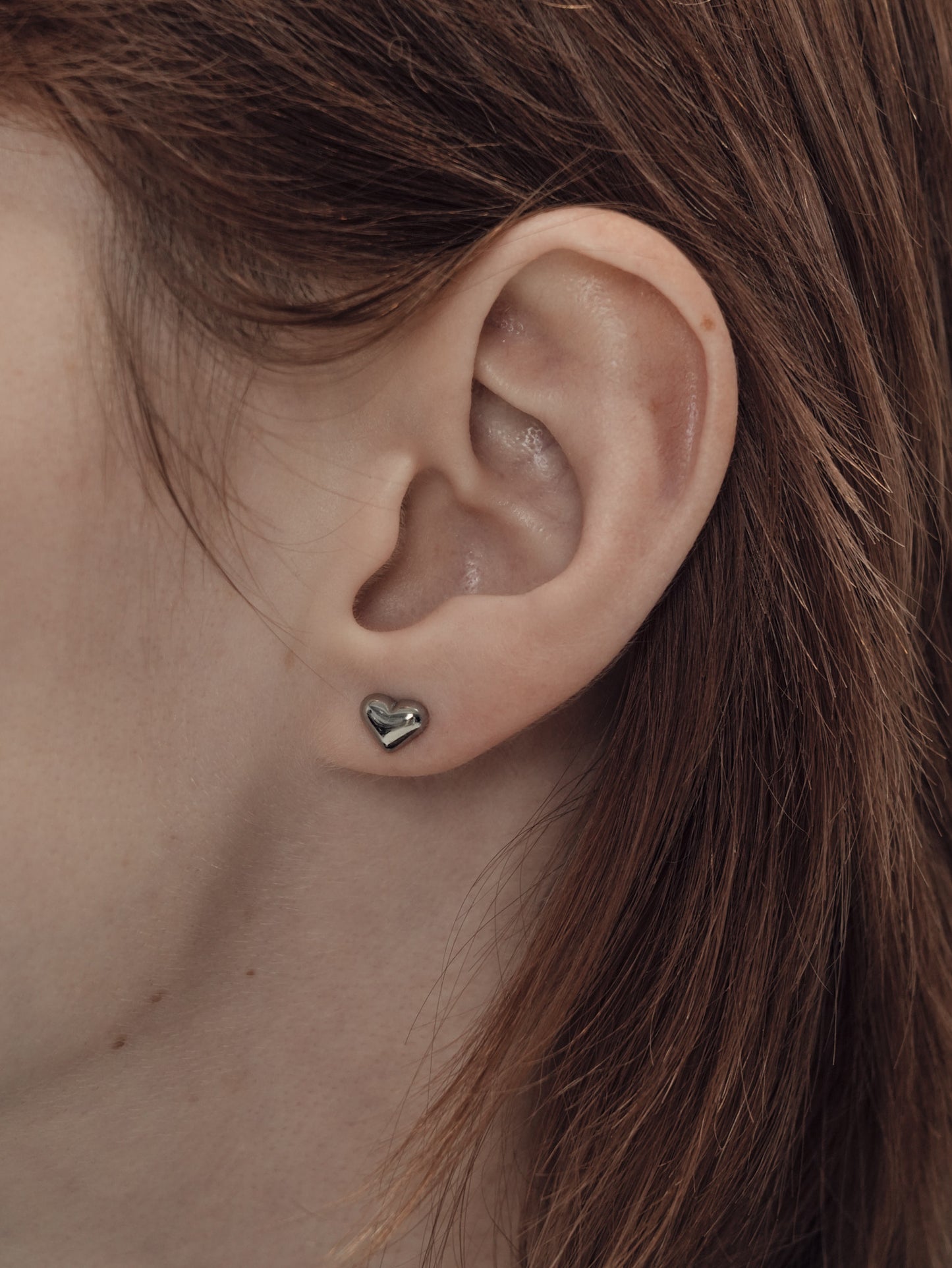 petit heart pierce / 316L