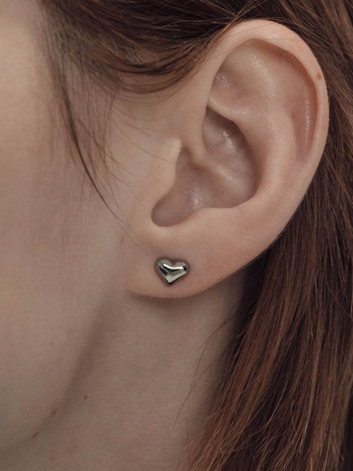 petit heart pierce / 316L