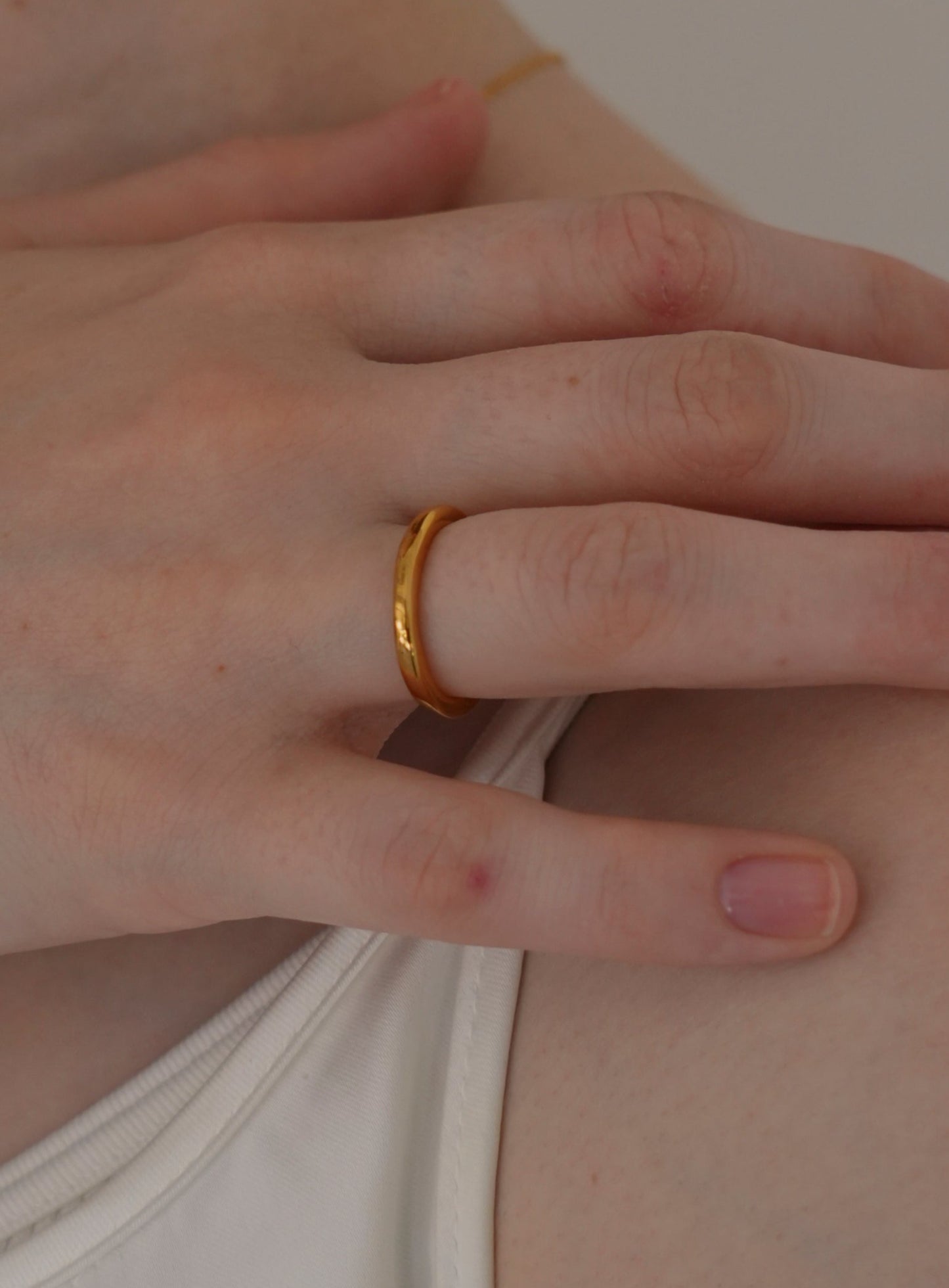 wave ring / 316L(金属アレルギー対応)