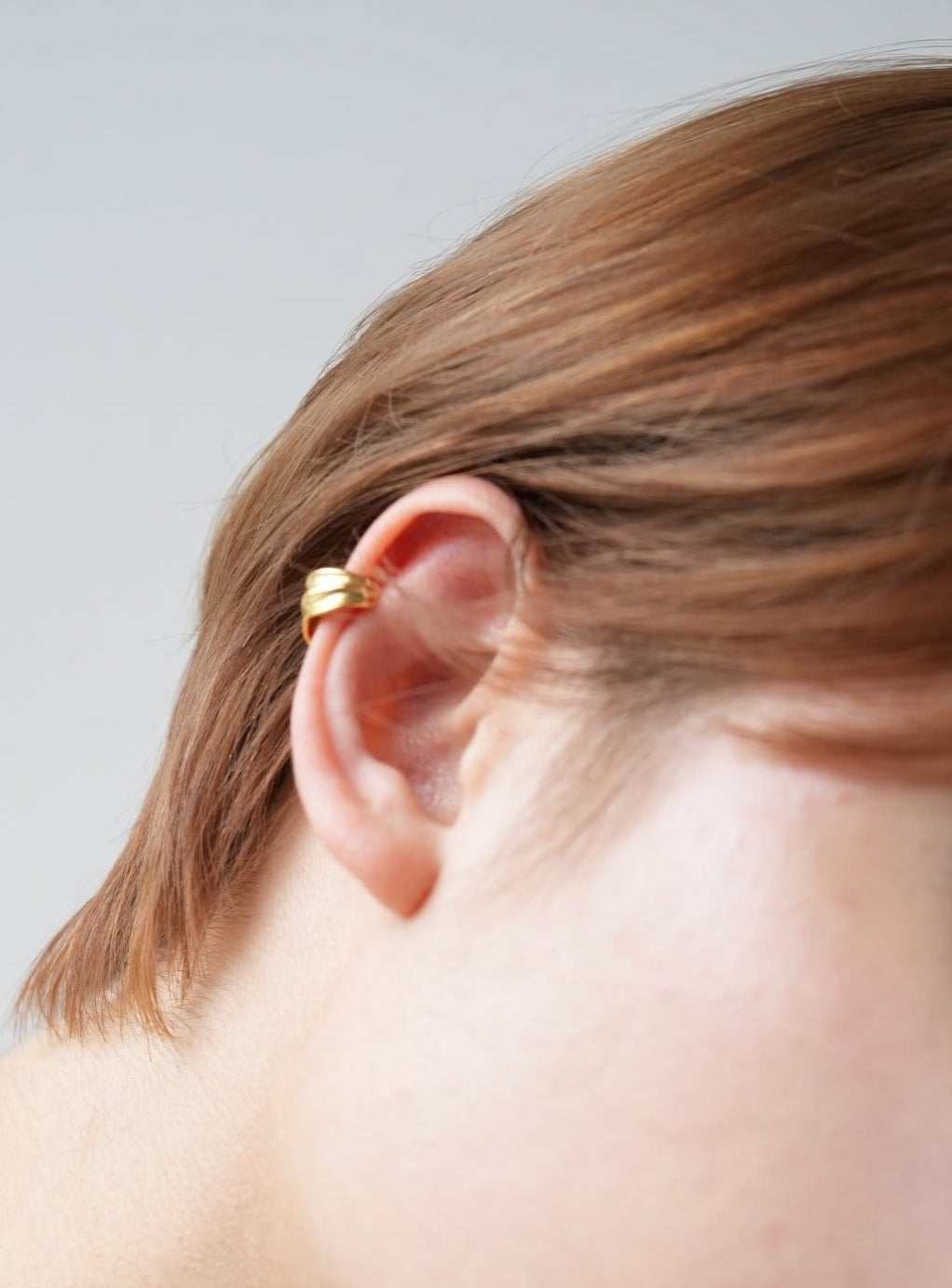 matte ear cuff / s925