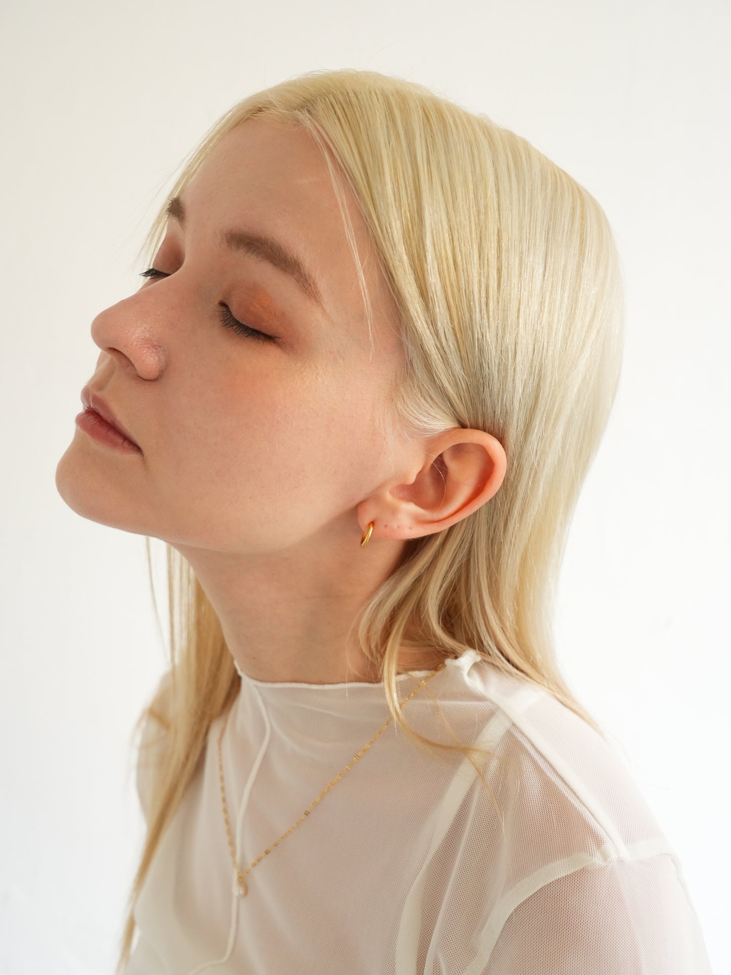 mini hoop earring