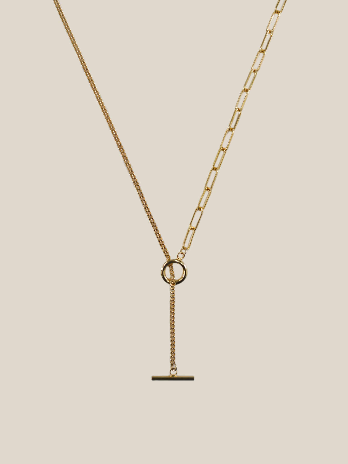 shine through necklace (curve)