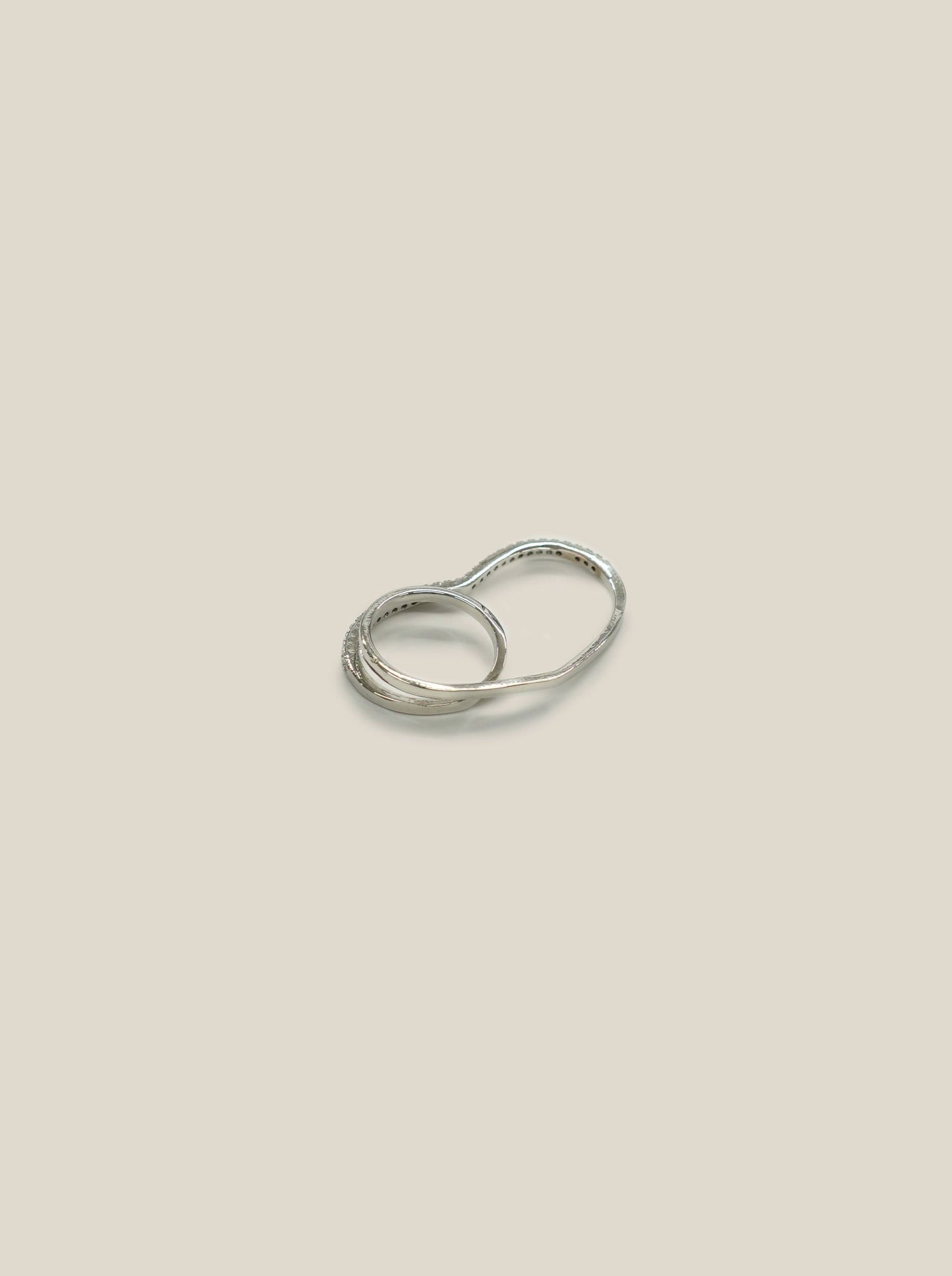 heart hoop ring