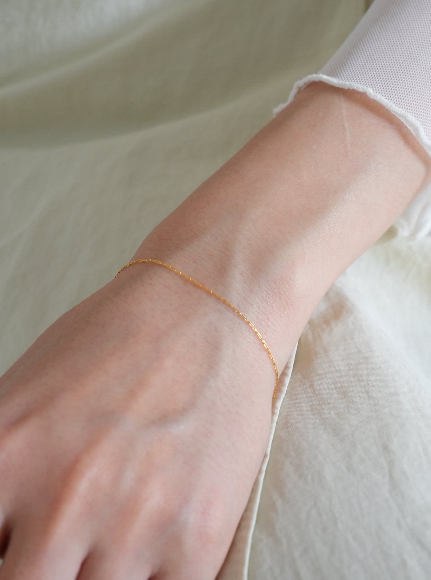 pas chain bracelet / (金属アレルギー対応)