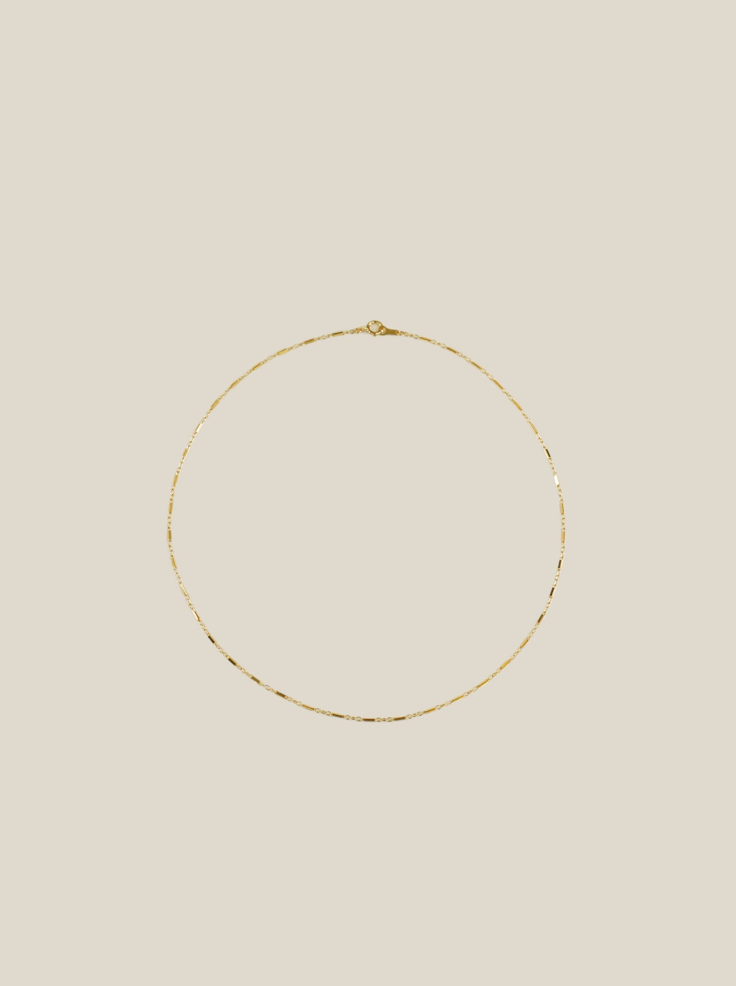 plano necklace / 14kgf
