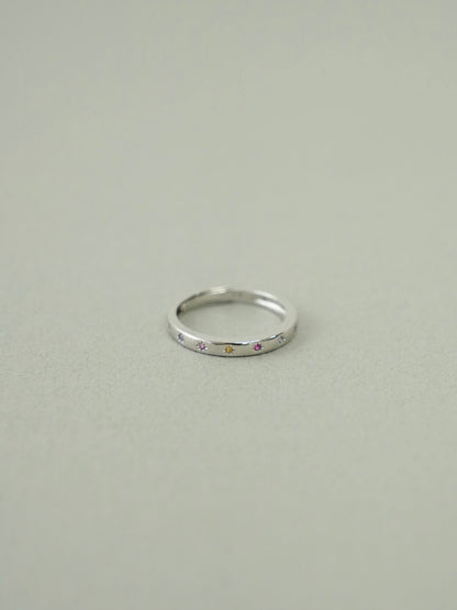 flower stardust ring